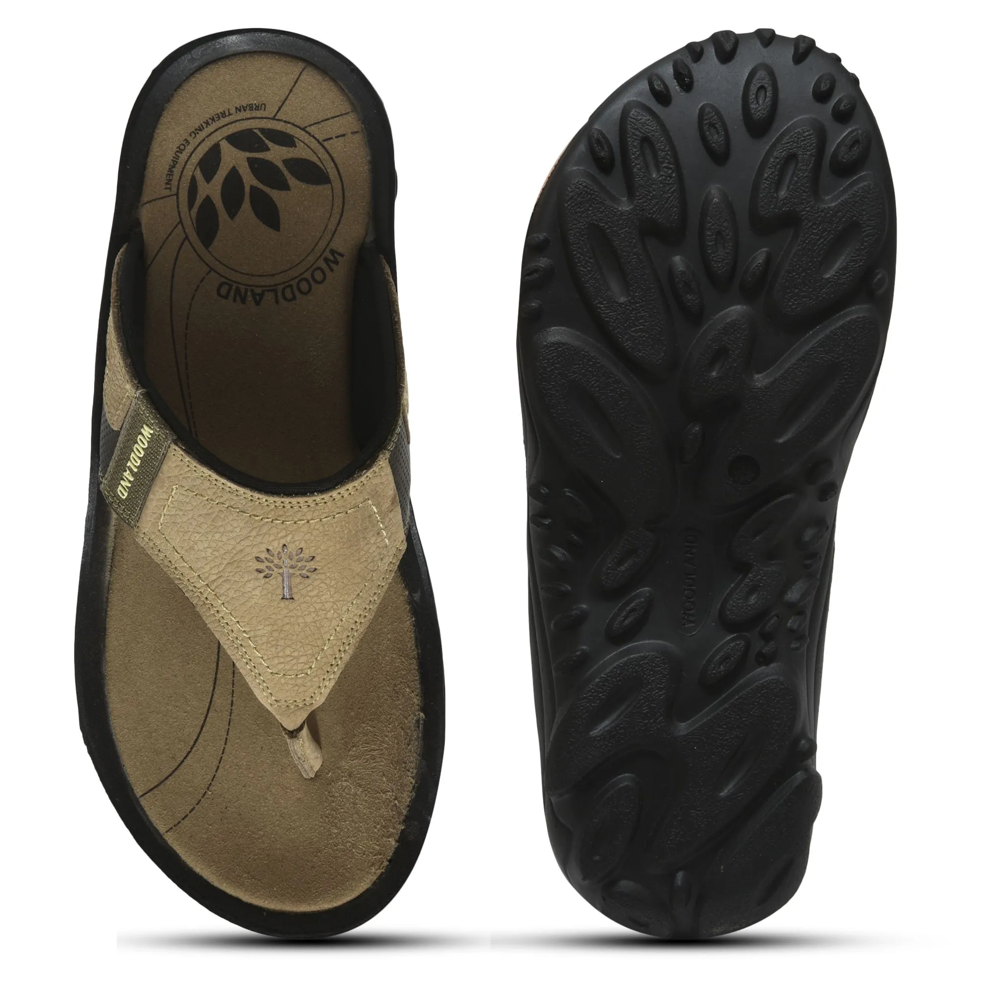 Khaki Slipper For men - Thumbnail 7
