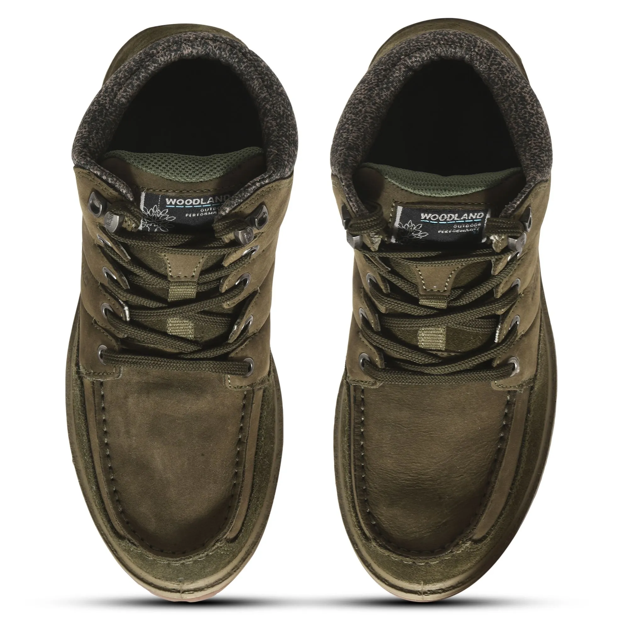 Olive Green casual shoe for men - Thumbnail 3
