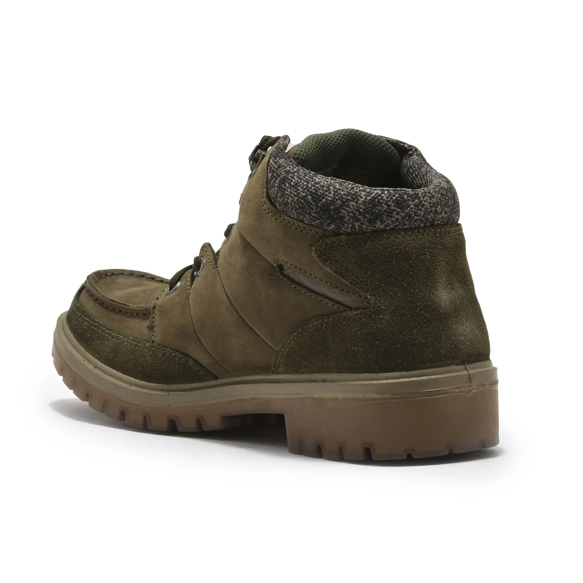 Olive Green casual shoe for men - Thumbnail 5