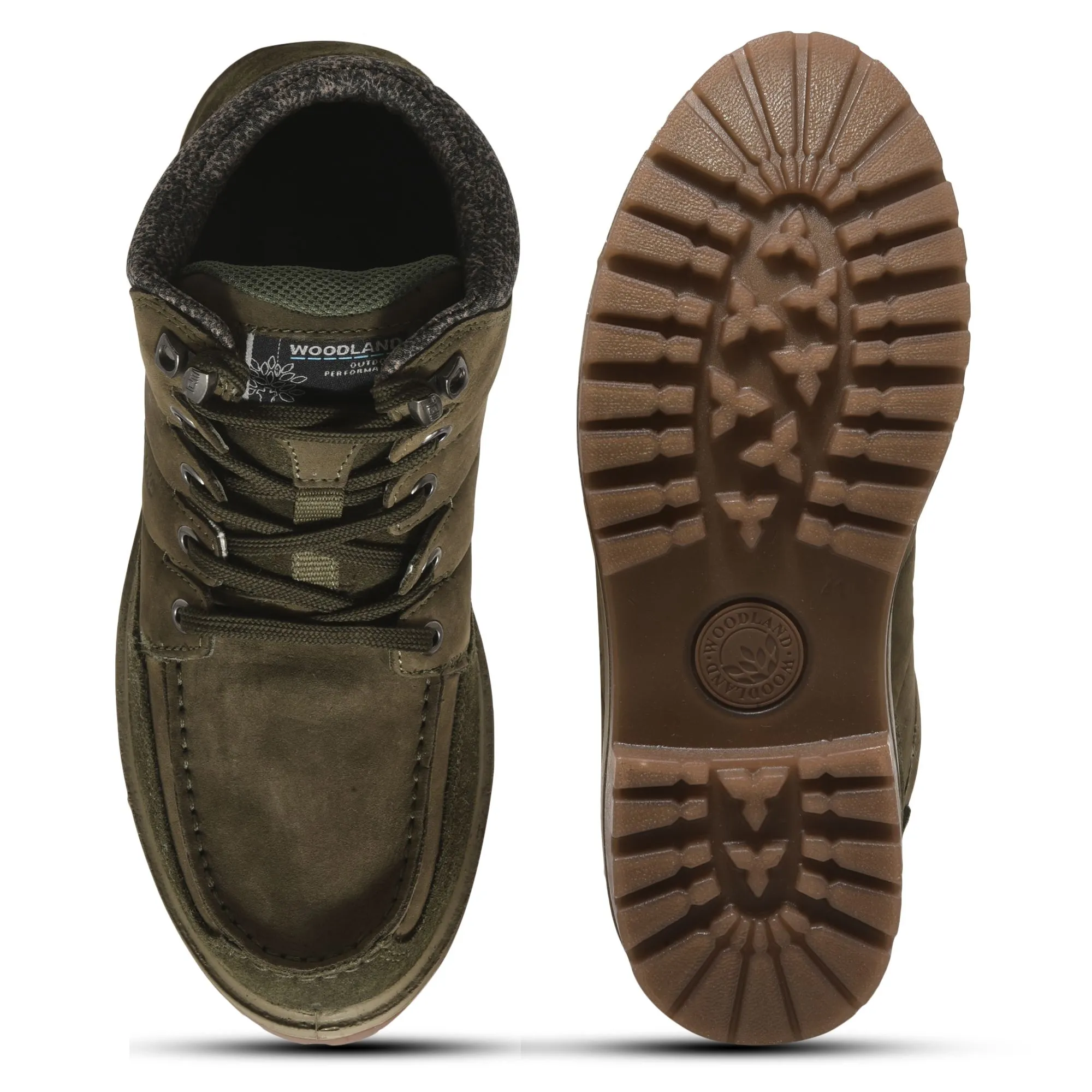 Olive Green casual shoe for men - Thumbnail 7