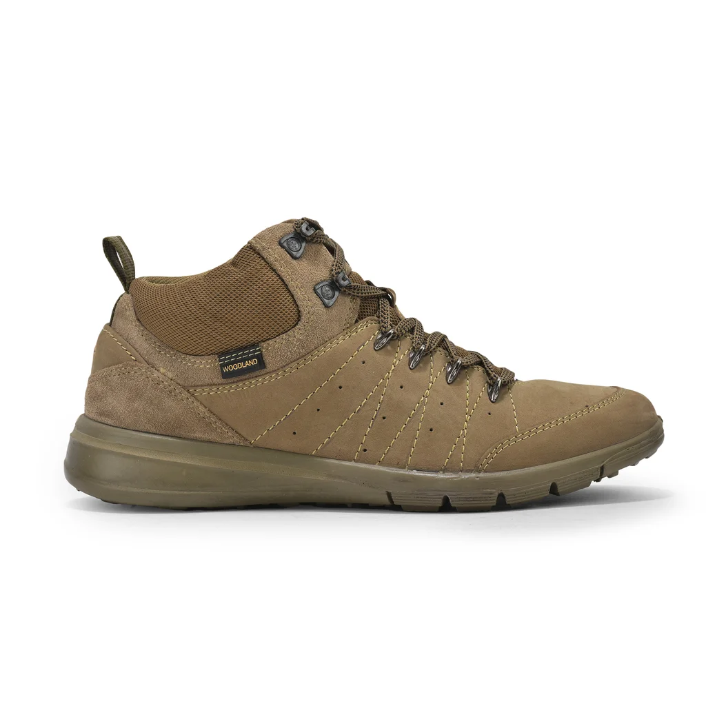 Woodland Dubai Khaki ankle boots for men - Thumbnail 1