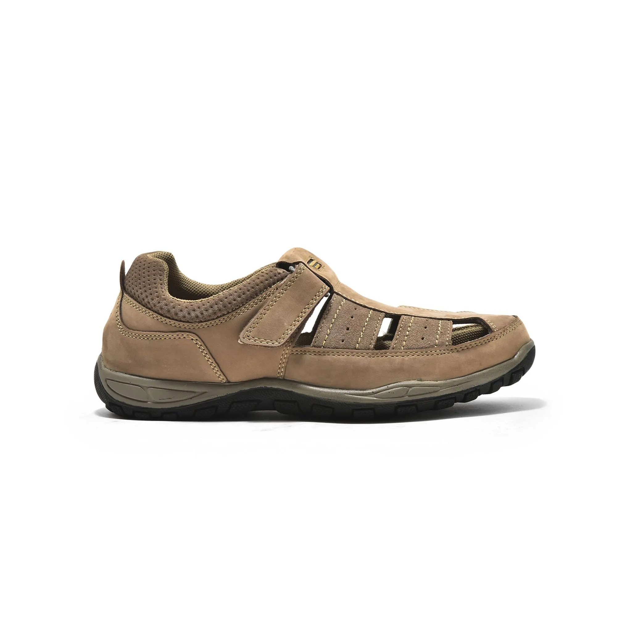 Dubai Khaki Closed-Toe Sandals For Men - Image 1