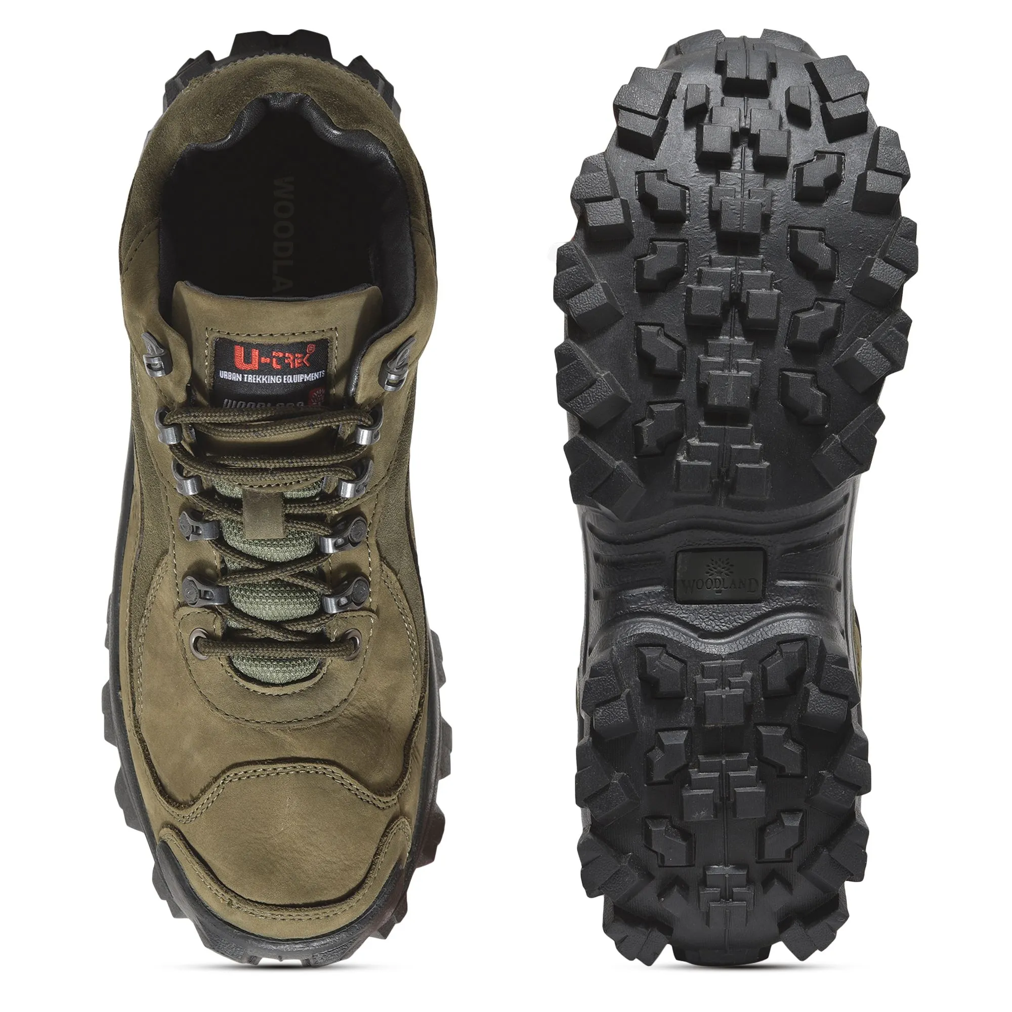 Olive green shoe for men - Thumbnail 7