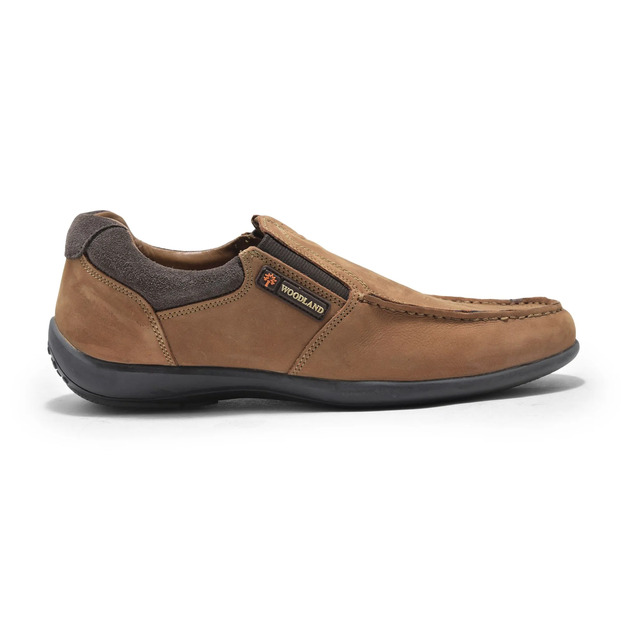 Cashew brown casual shoes for men - Image 1