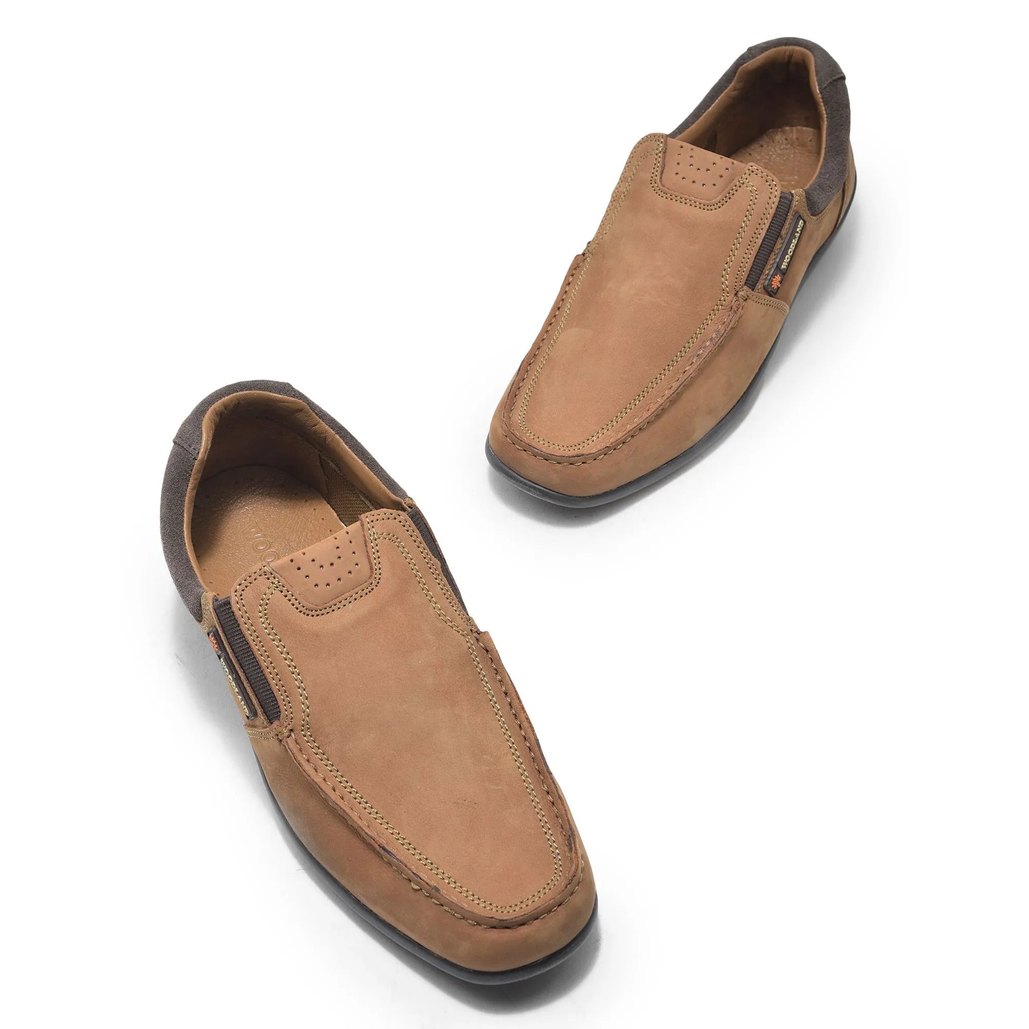 Cashew brown casual shoes for men - Thumbnail 2