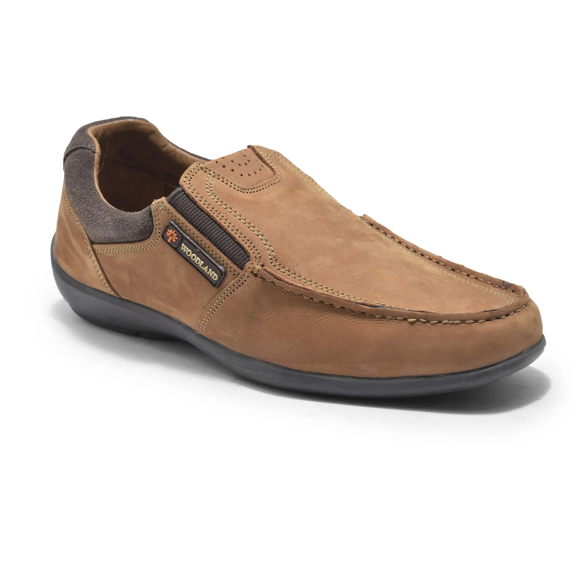 Cashew brown casual shoes for men - Thumbnail 7