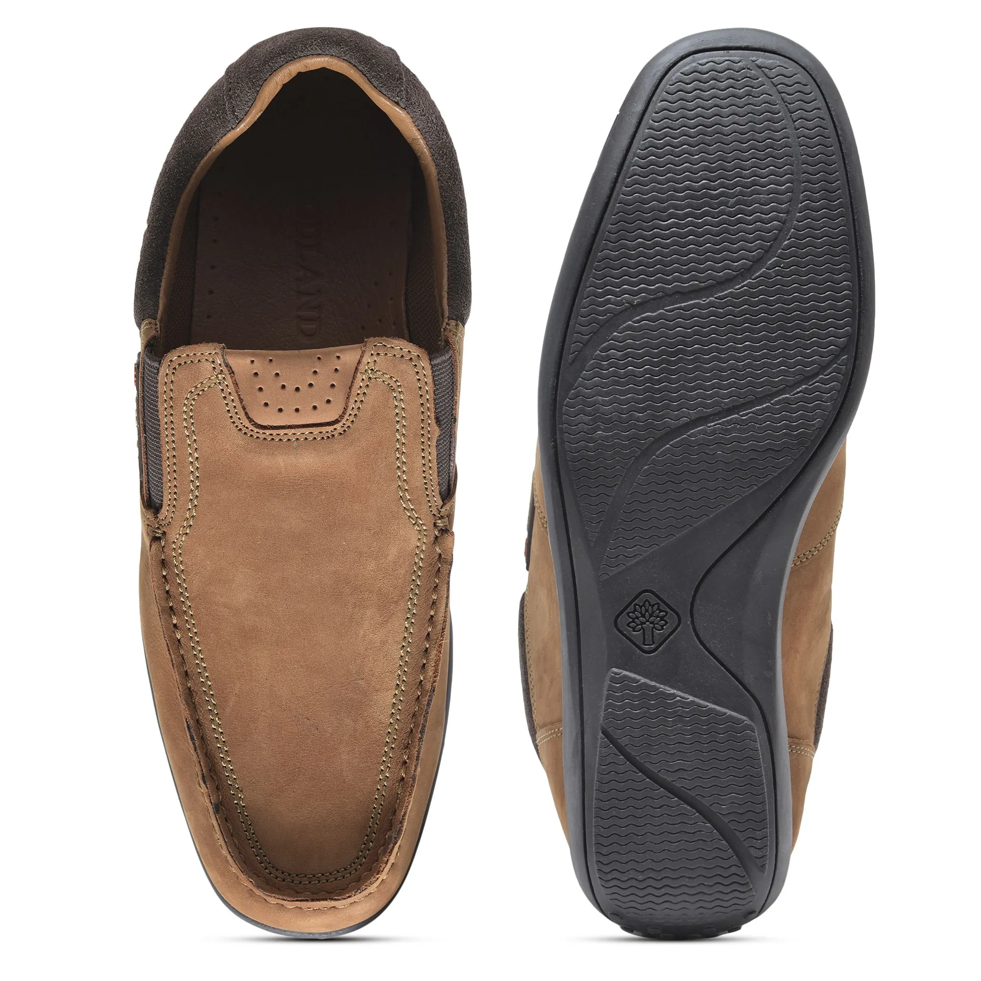 Cashew brown casual shoes for men - Thumbnail 8