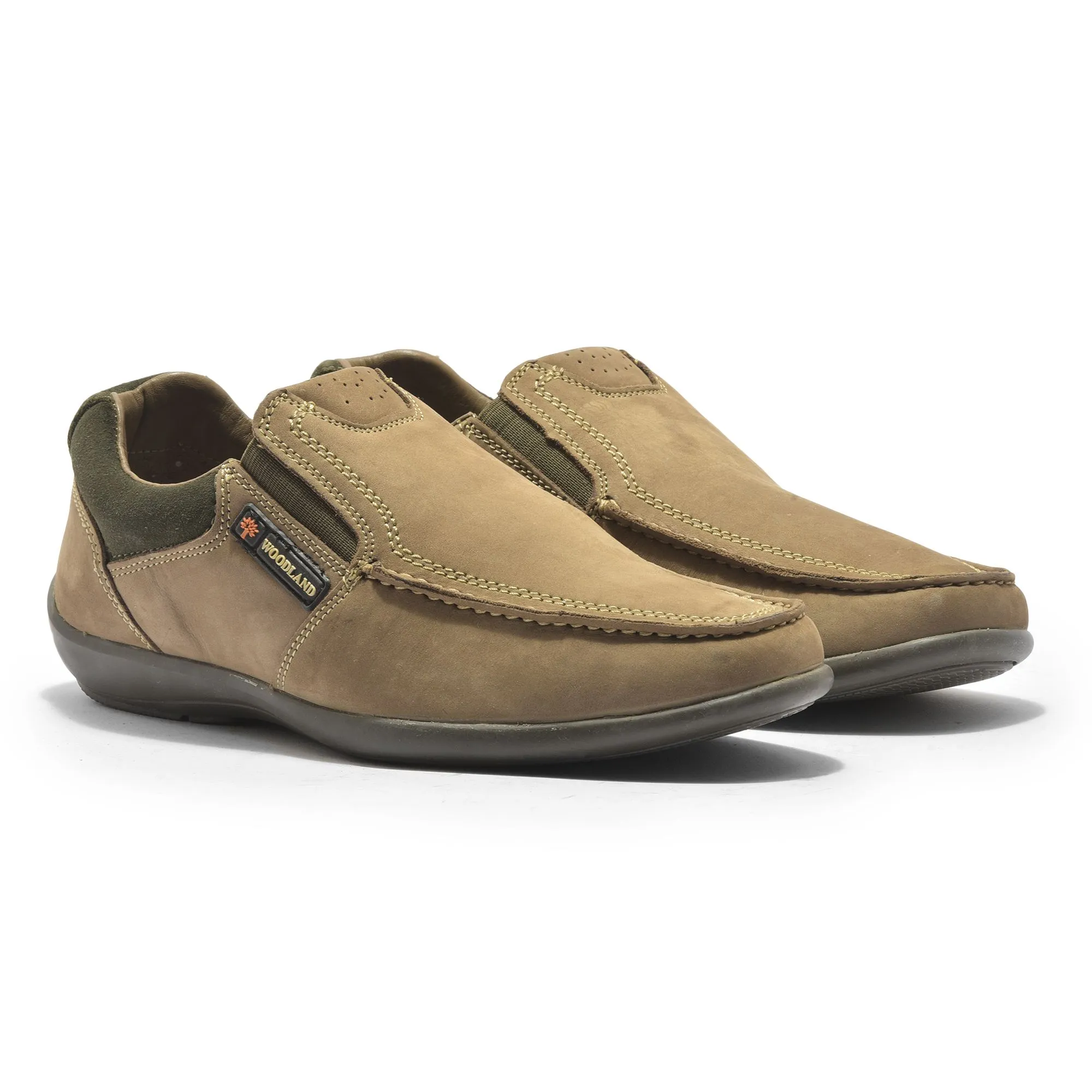 Dubai Khaki casual shoes for men - Thumbnail 6