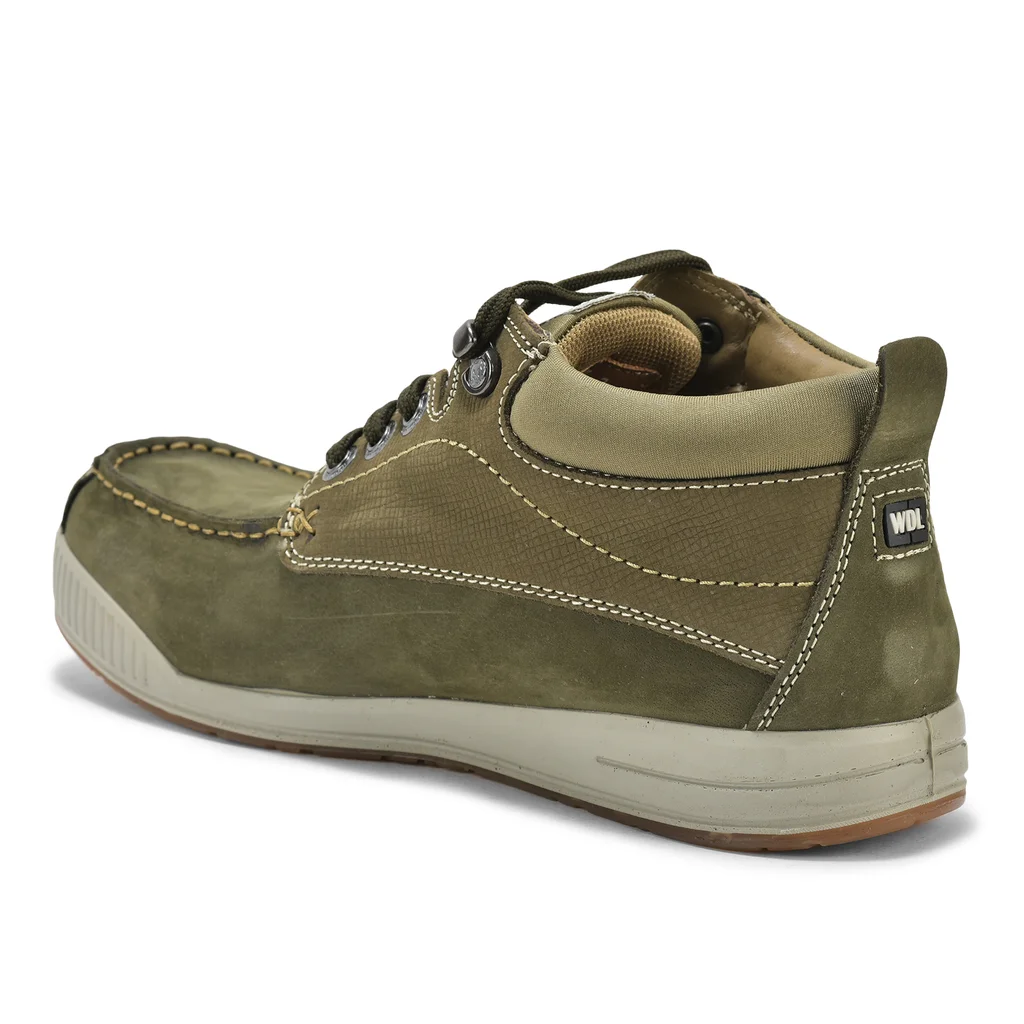 Woodland Casual olive green shoes for men - Thumbnail 5