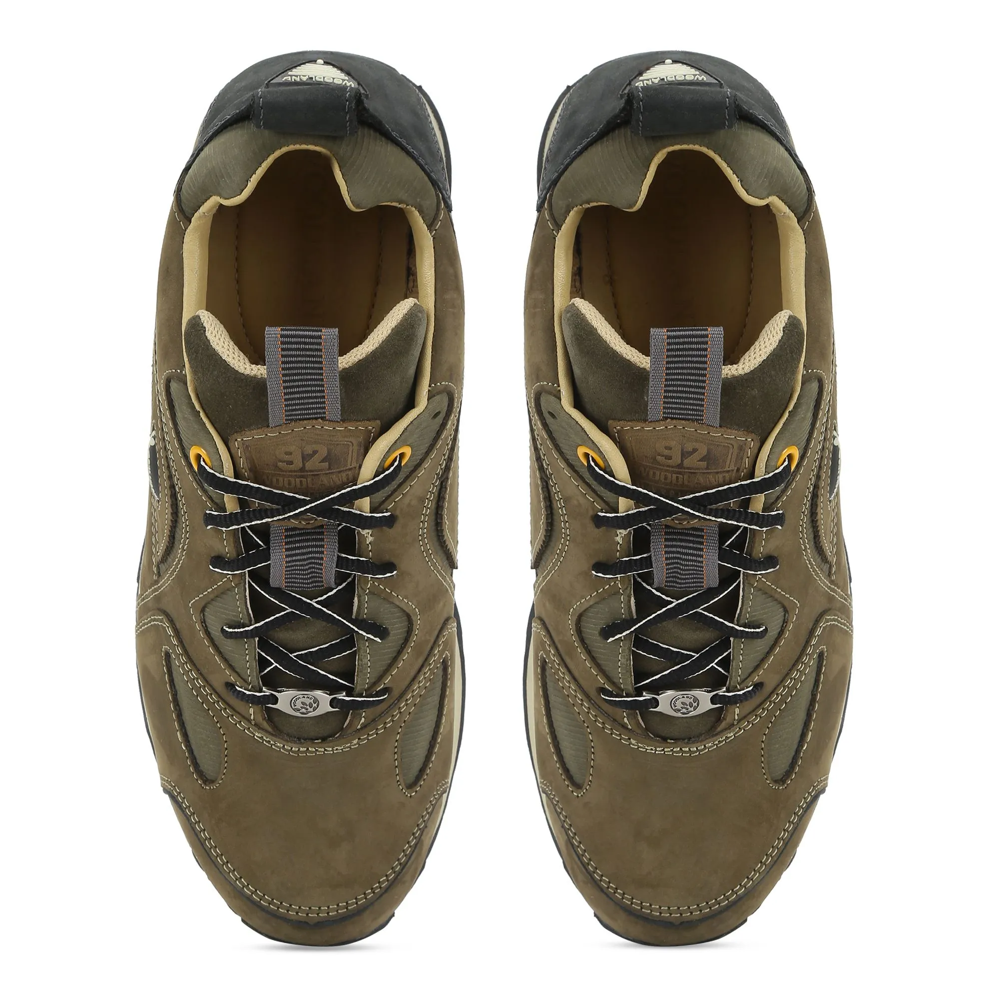 Olive green Sneakers for men - Thumbnail 3