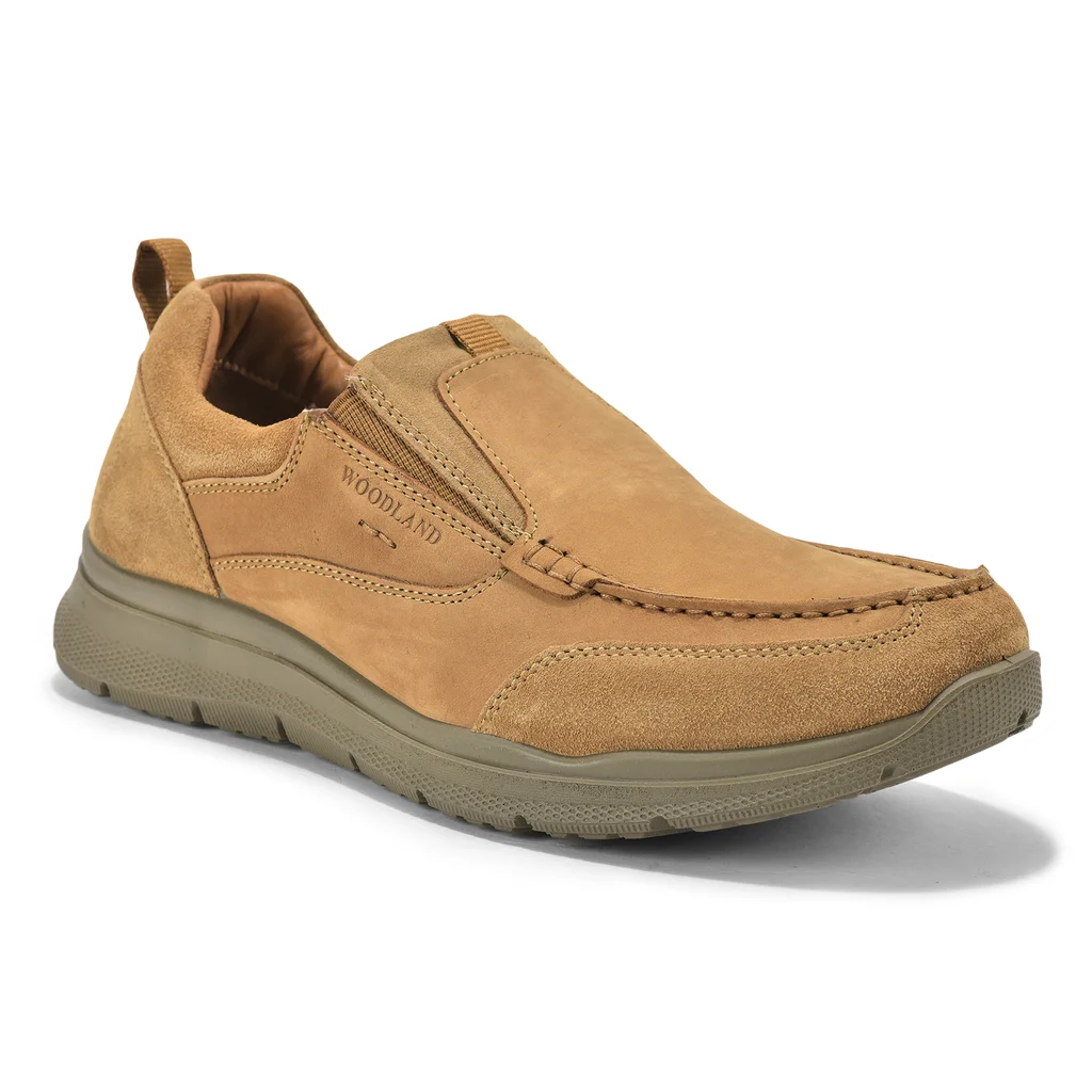 Camel casual slip-on shoes for men - Thumbnail 4