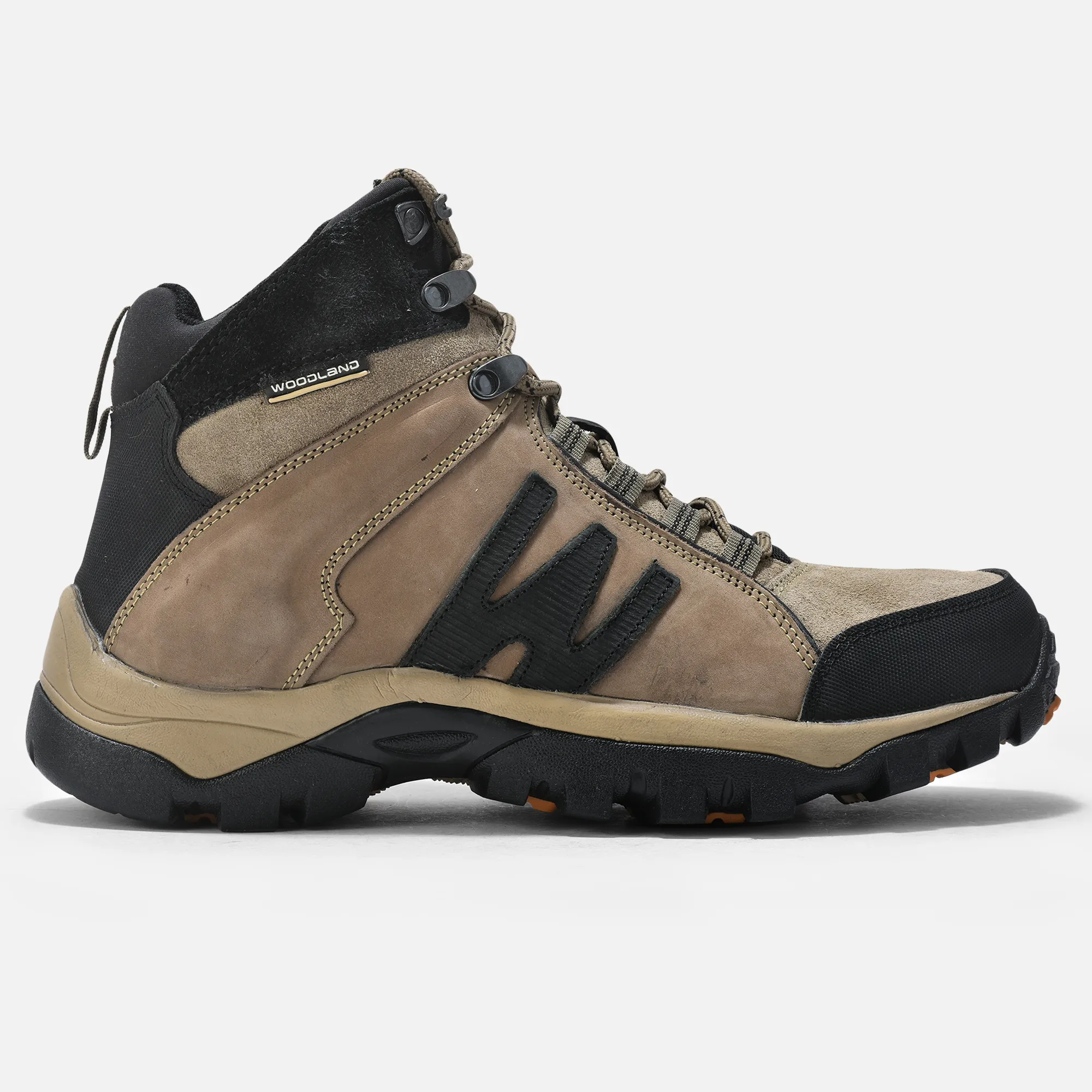 Dubai Khaki lace-up boots for men - Image 1