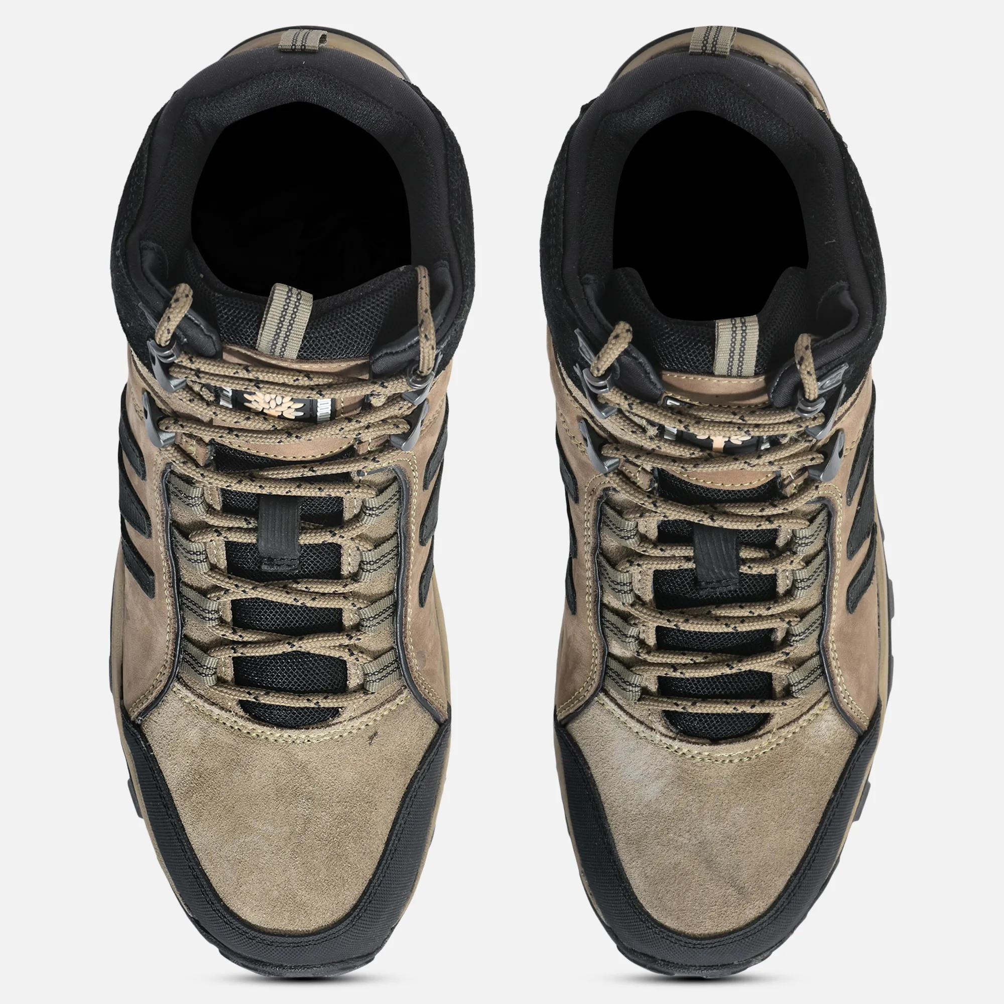 Dubai Khaki lace-up boots for men - Thumbnail 4