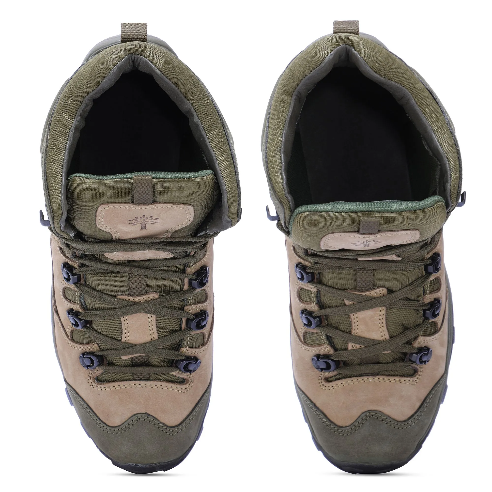 Woodland Khaki trekking casual shoes - Thumbnail 3