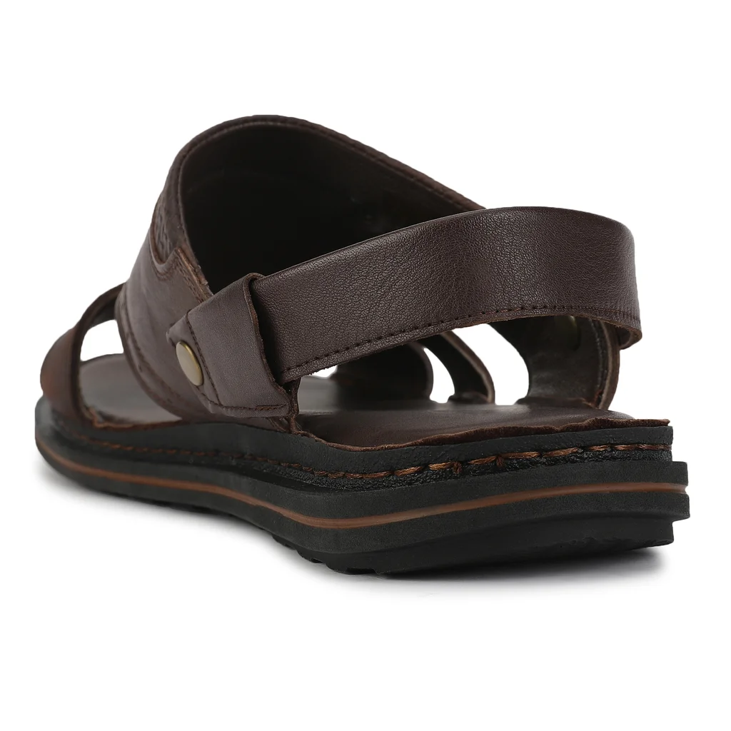 Woods Men’s Luxe Brown Softy Sandals - Thumbnail 5