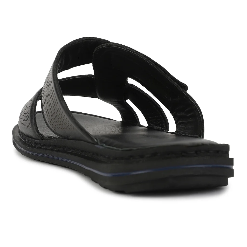Woods Men’s Sleek Black Softy Sports Sandals - Thumbnail 5