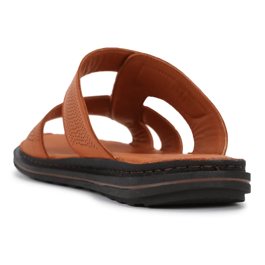 Woods Men’s Sleek Tan Softy Sports Sandals - Thumbnail 5
