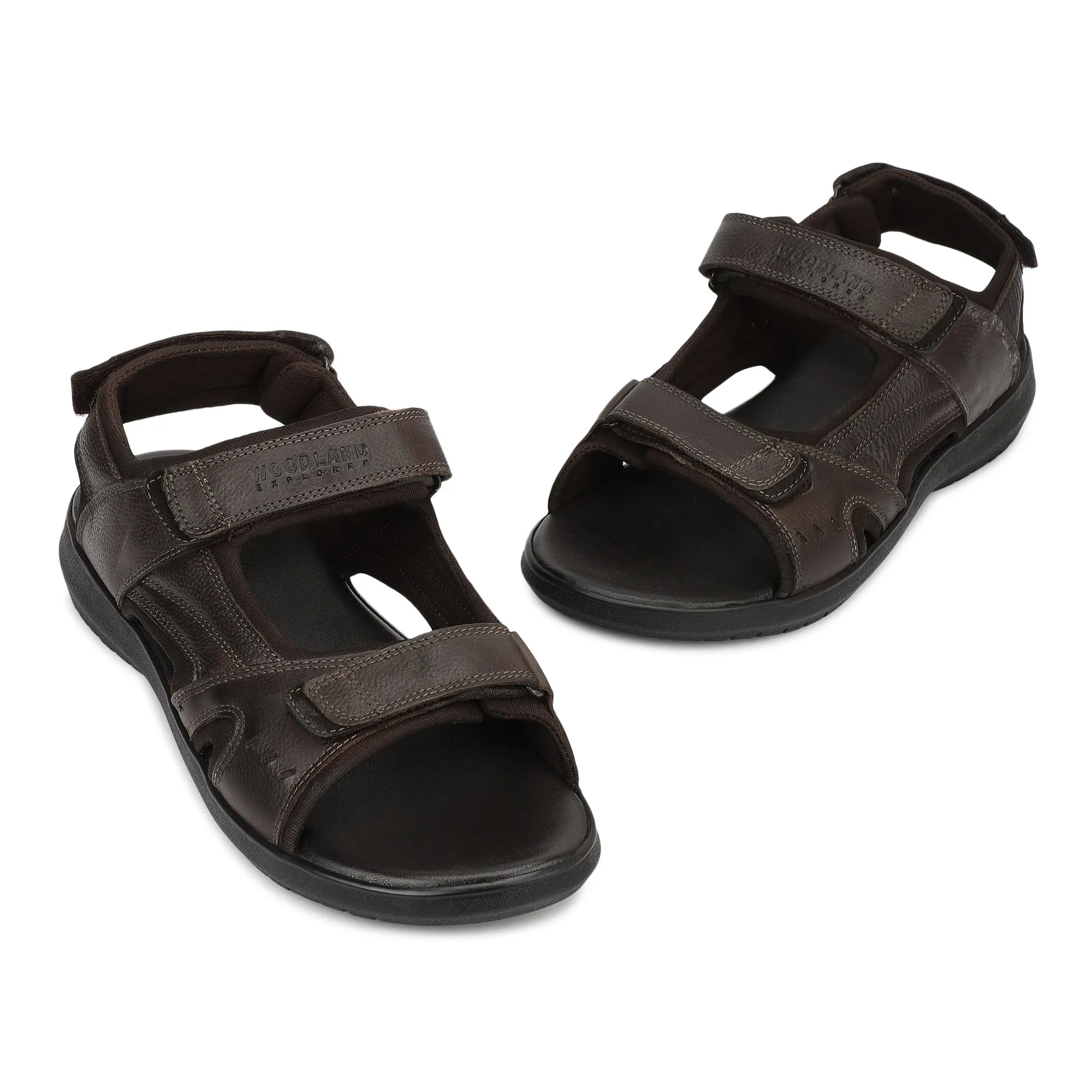 Brown Softy Mens Sandal - Thumbnail 2