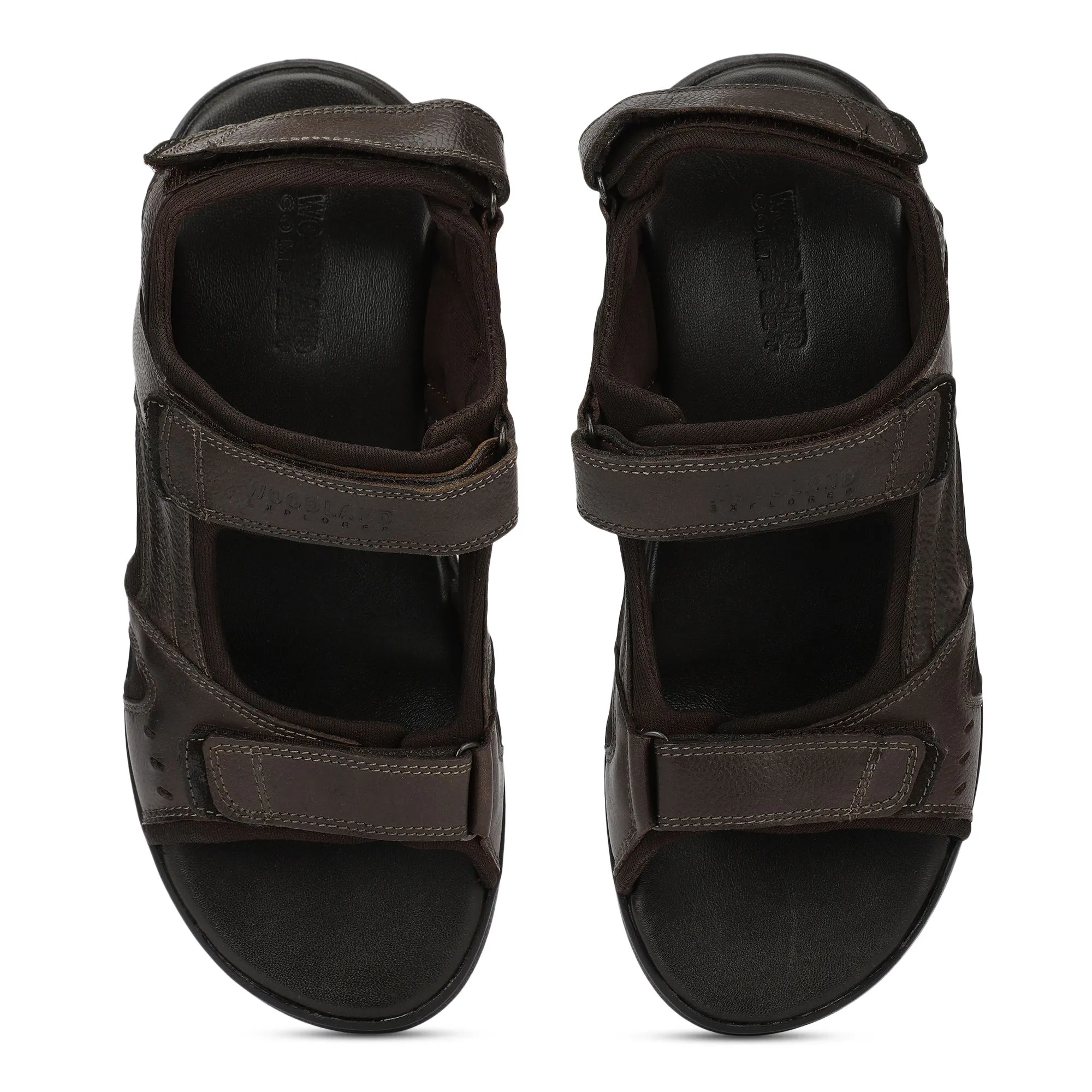 Brown Softy Mens Sandal - Thumbnail 3