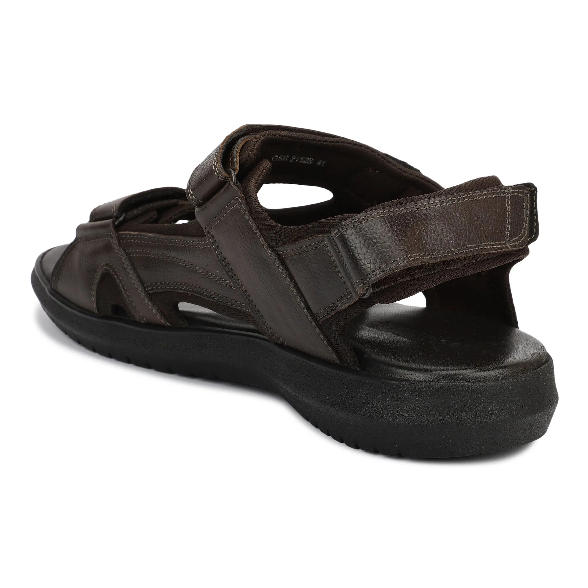 Brown Softy Mens Sandal - Thumbnail 5
