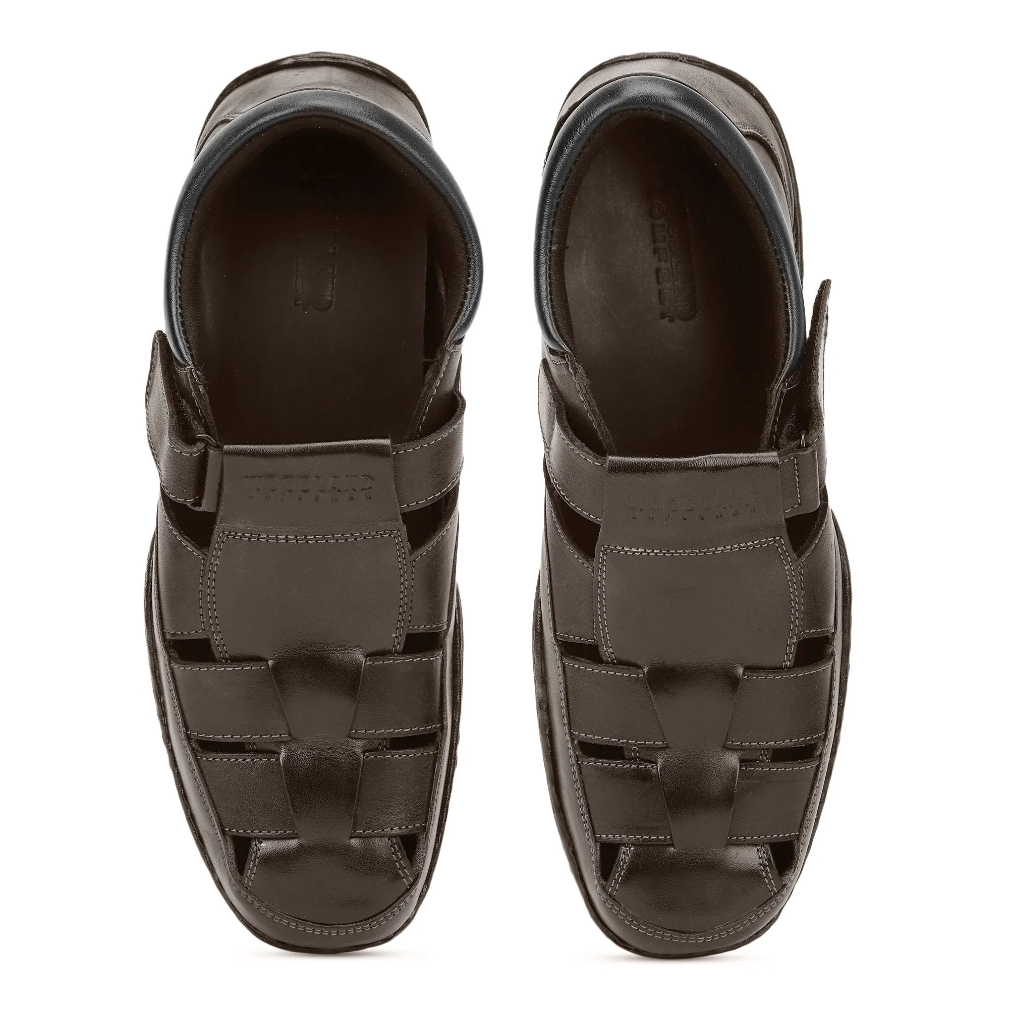 Brown Softy Mens Sandal - Thumbnail 3