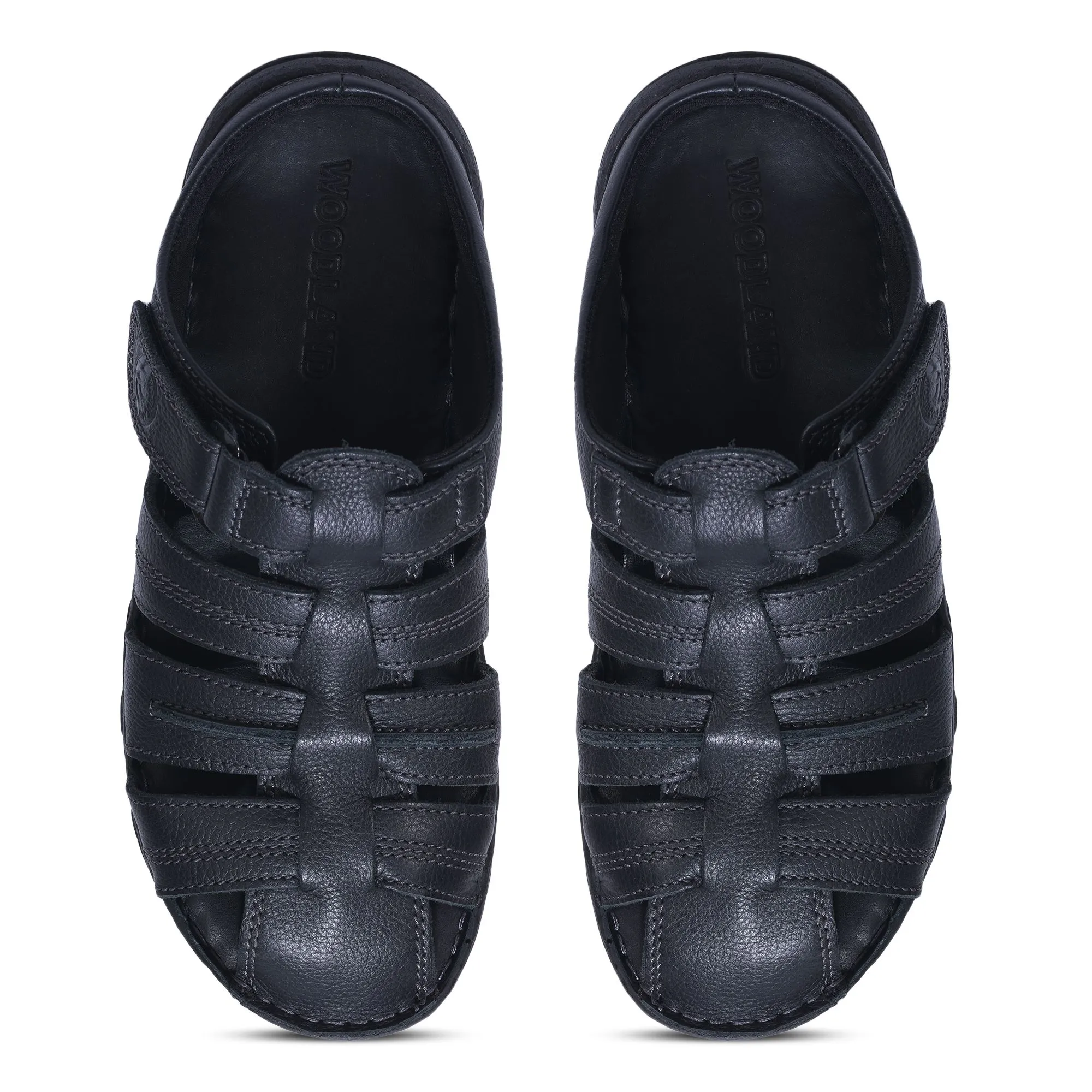 Black fisherman sandal - Thumbnail 3