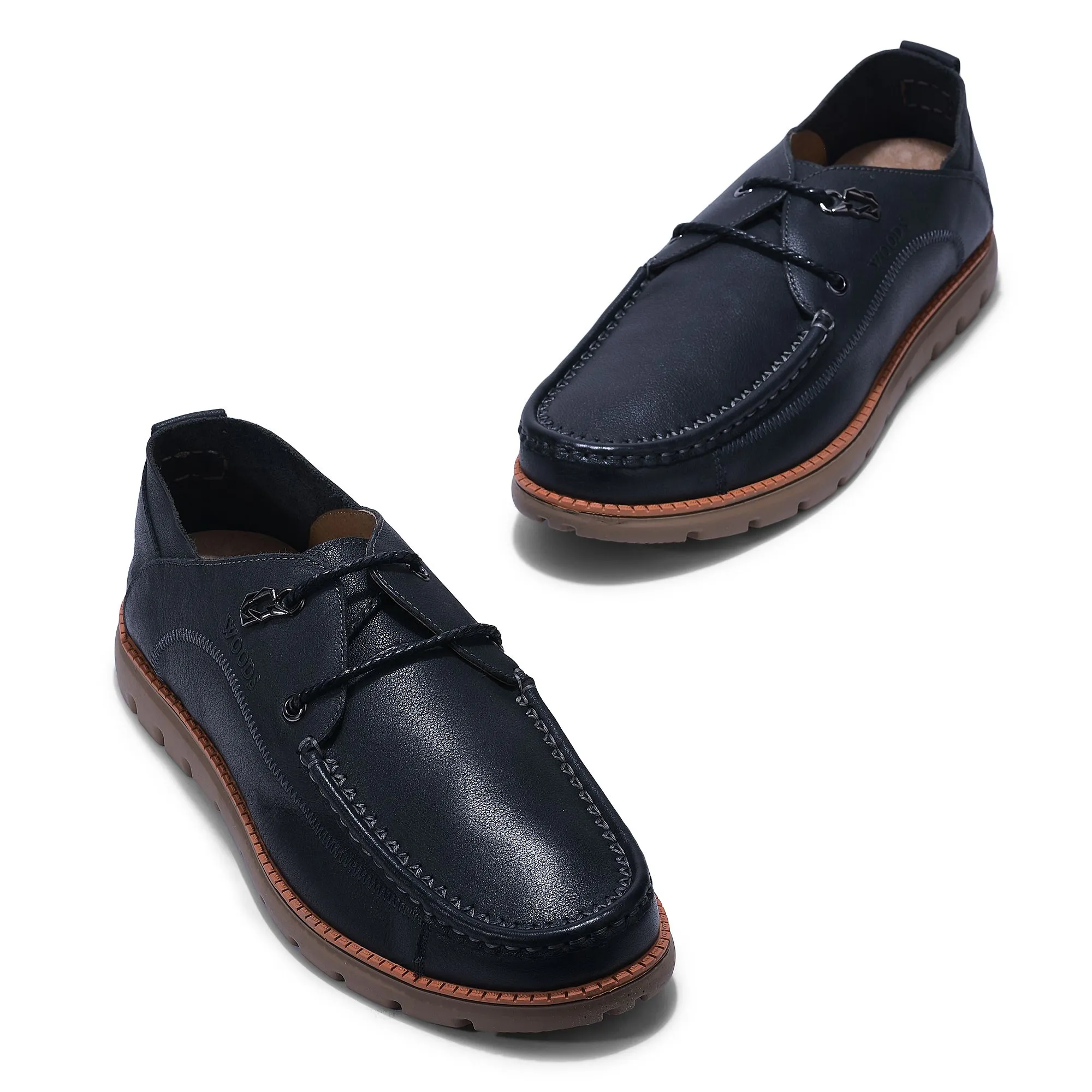 Blue boat shoe for men - Thumbnail 2