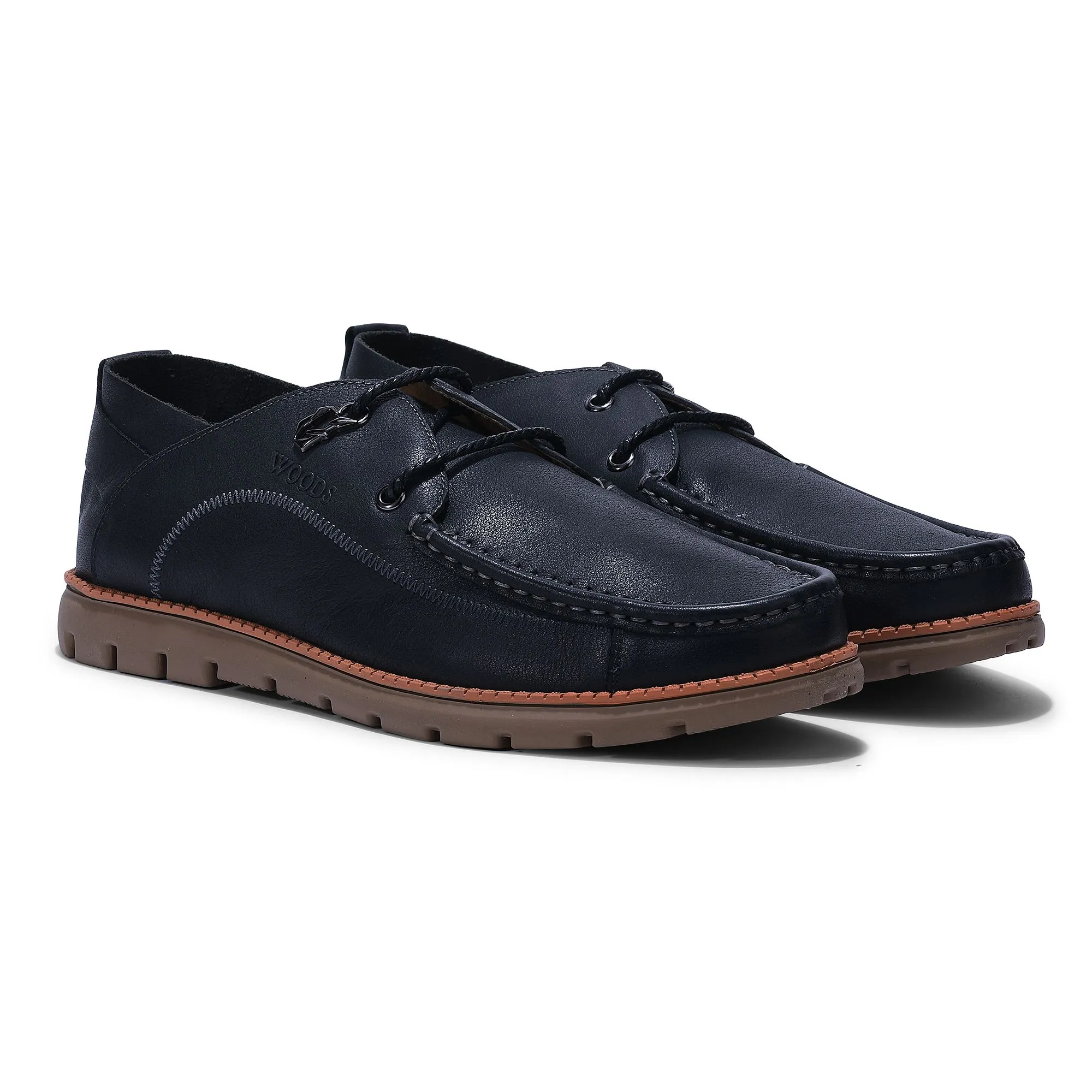 Blue boat shoe for men - Thumbnail 6
