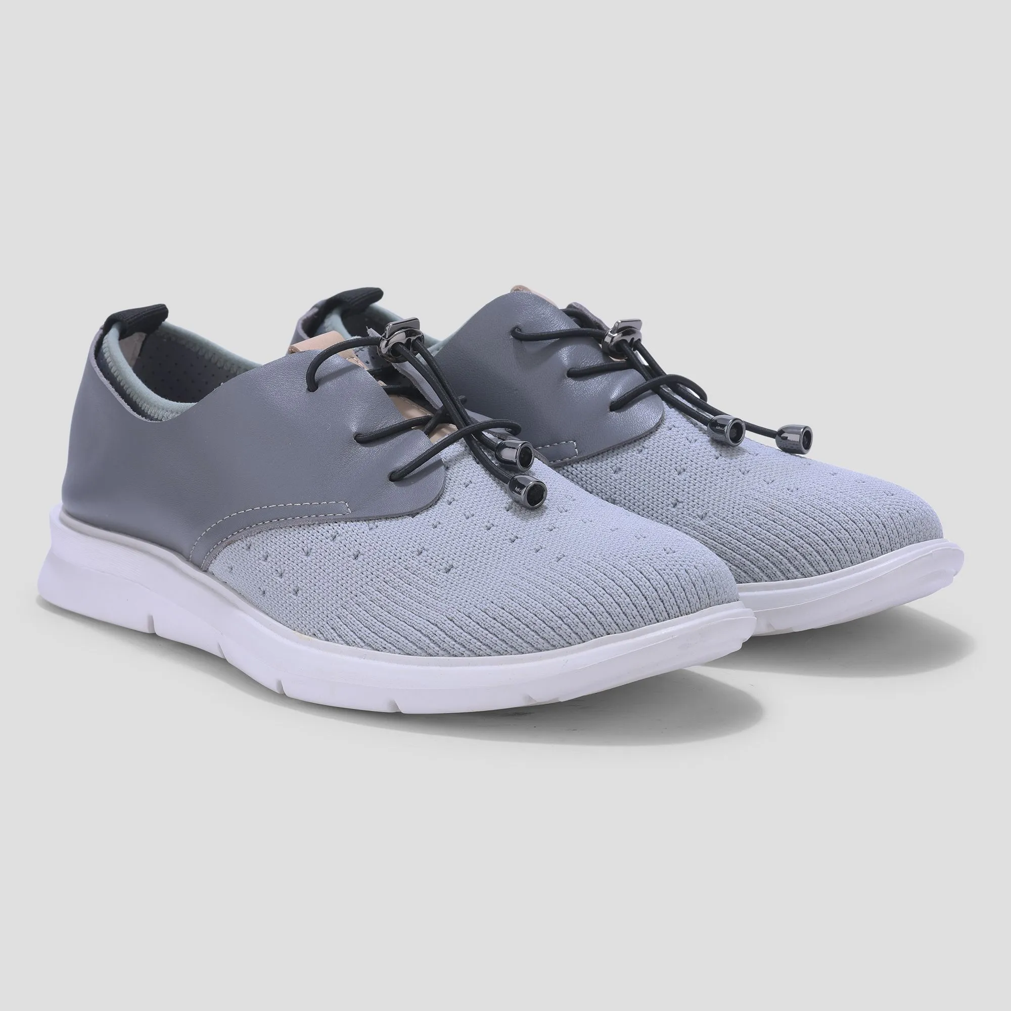 Woods GREY slip-on casual shoes - Thumbnail 6
