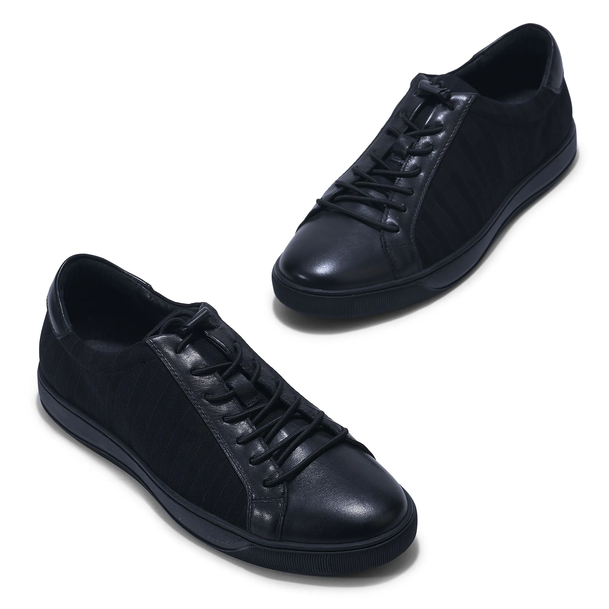 BLACK casual sneakers - Thumbnail 2