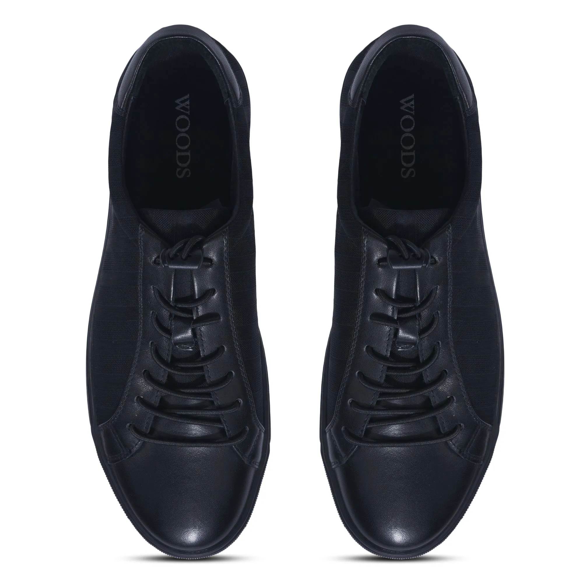 BLACK casual sneakers - Thumbnail 3