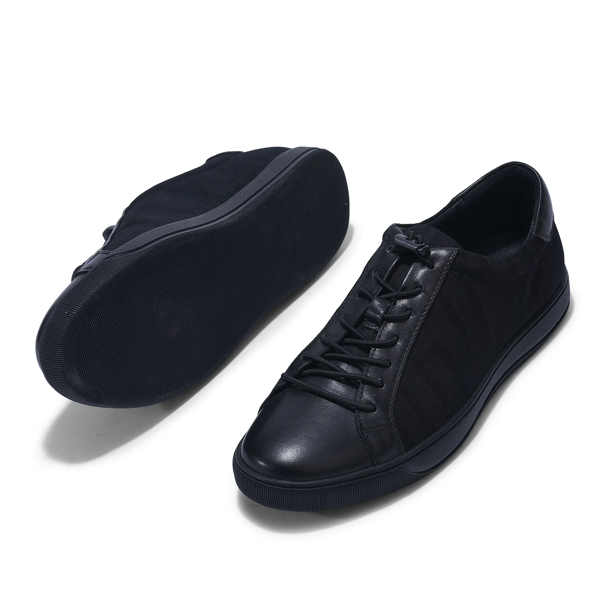 BLACK casual sneakers - Thumbnail 4