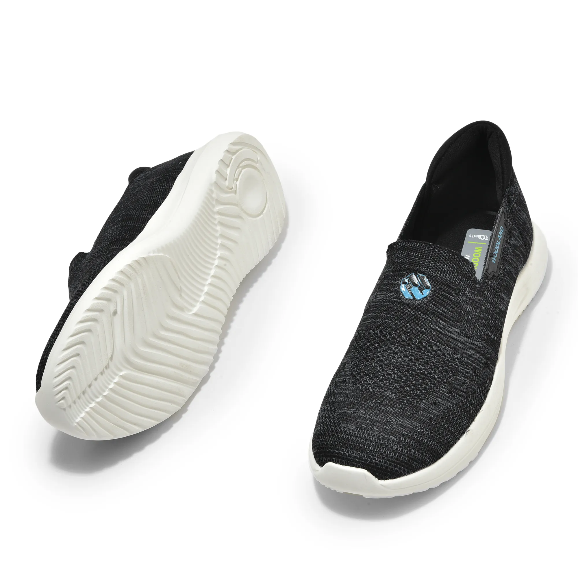 Black Slip-on Shoe for Men - Thumbnail 4