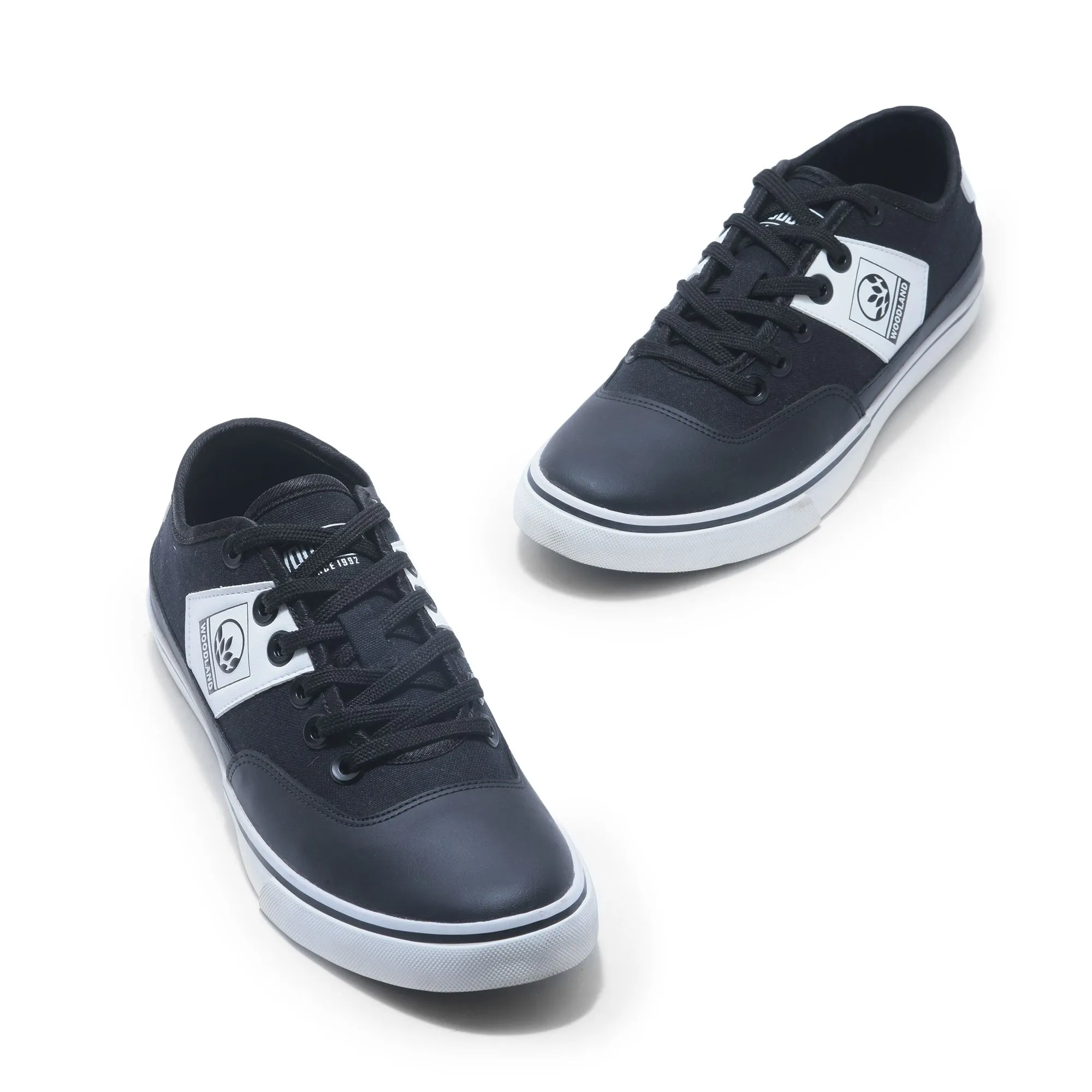 Black casual sneakers for men - Thumbnail 2