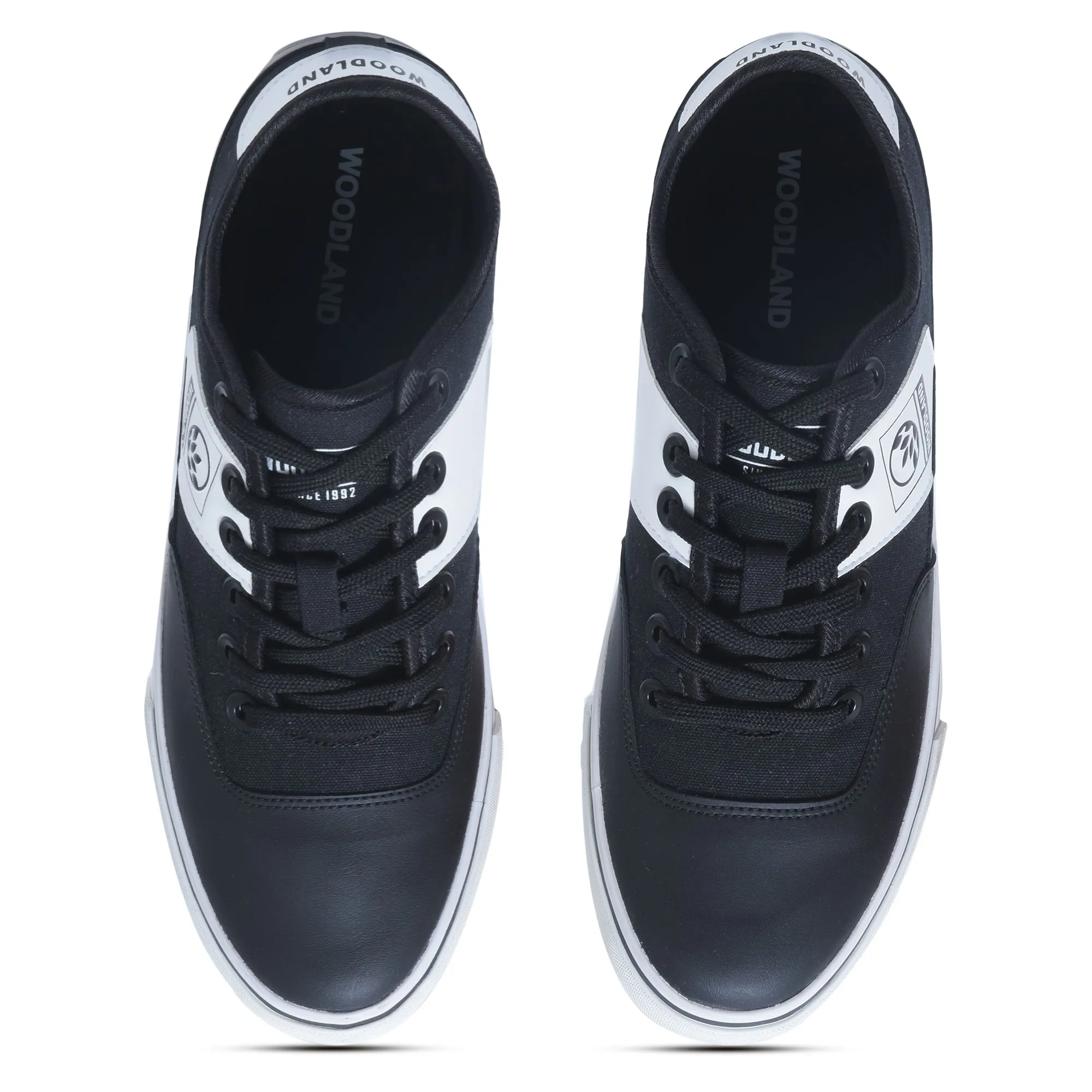 Black casual sneakers for men - Thumbnail 3