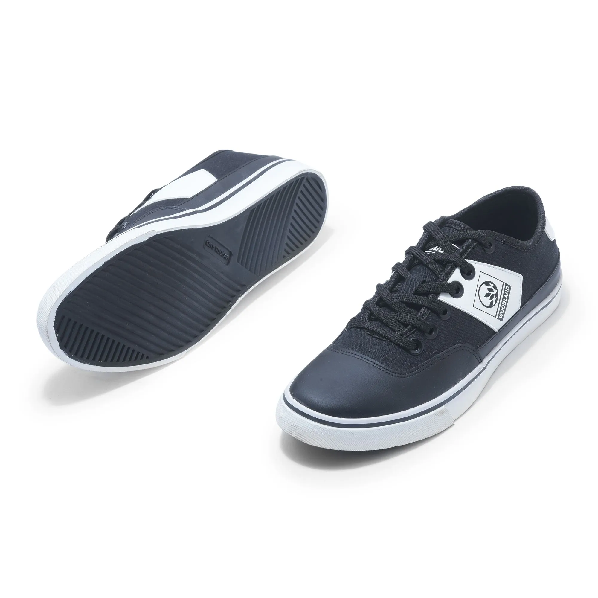 Black casual sneakers for men - Thumbnail 4