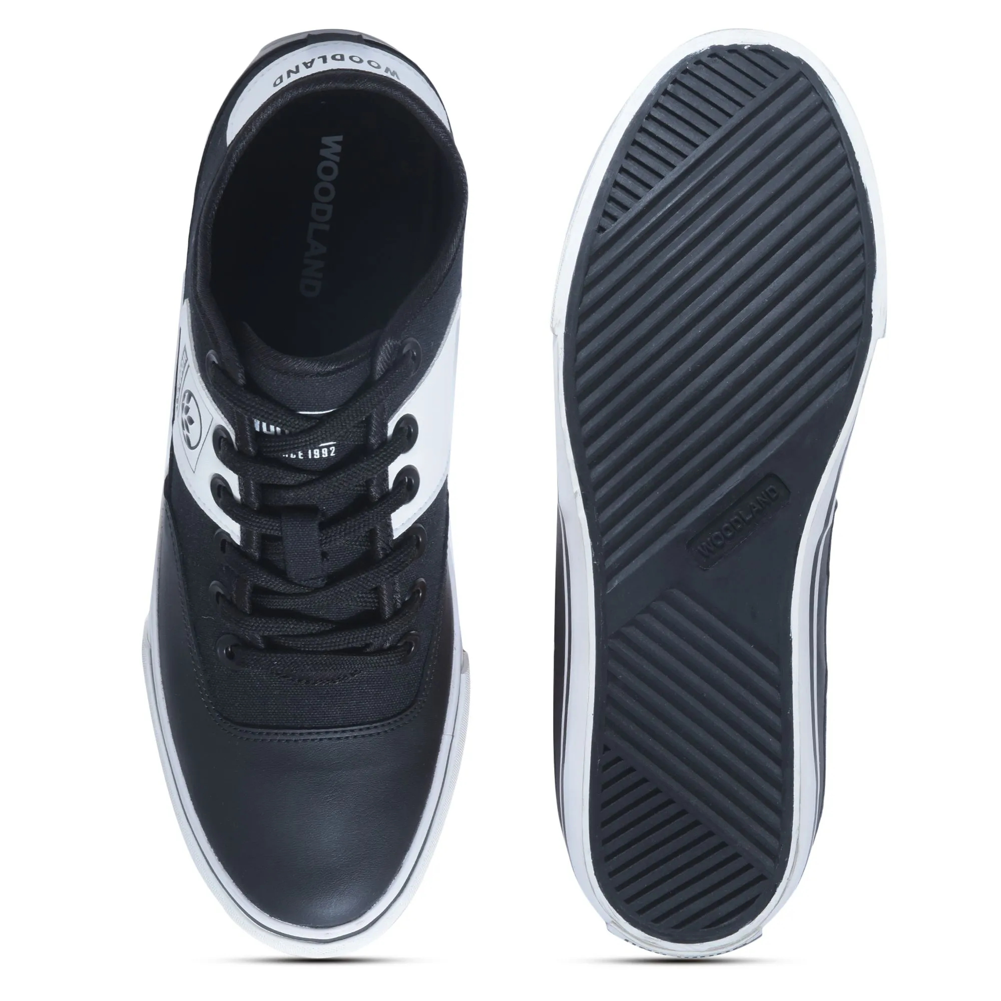 Black casual sneakers for men - Thumbnail 7