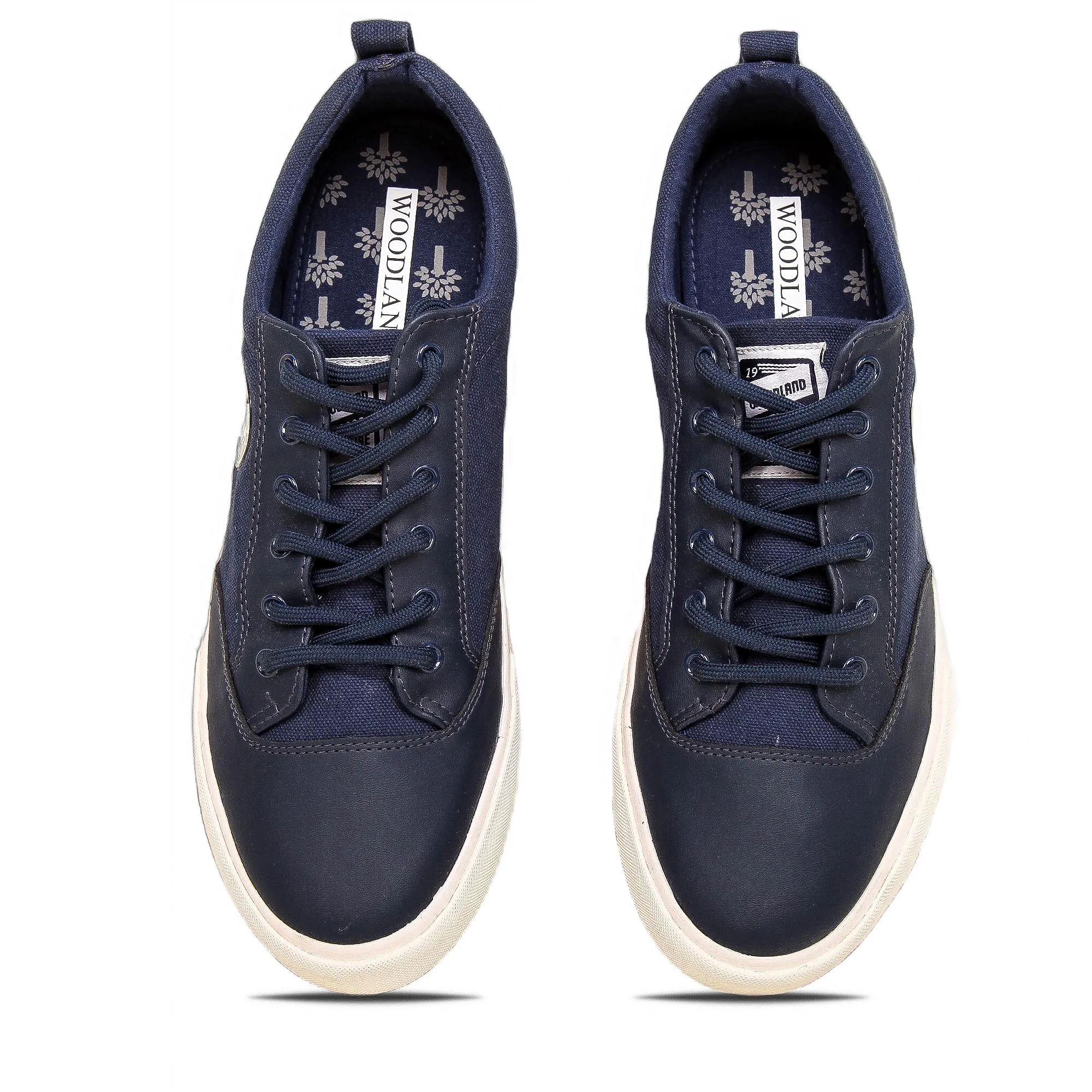 Navy Canvas Sneaker for Men - Thumbnail 2