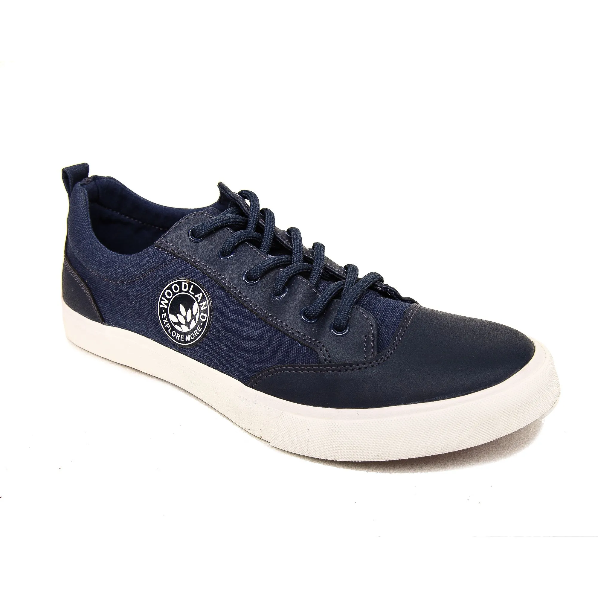 Navy Canvas Sneaker for Men - Thumbnail 7