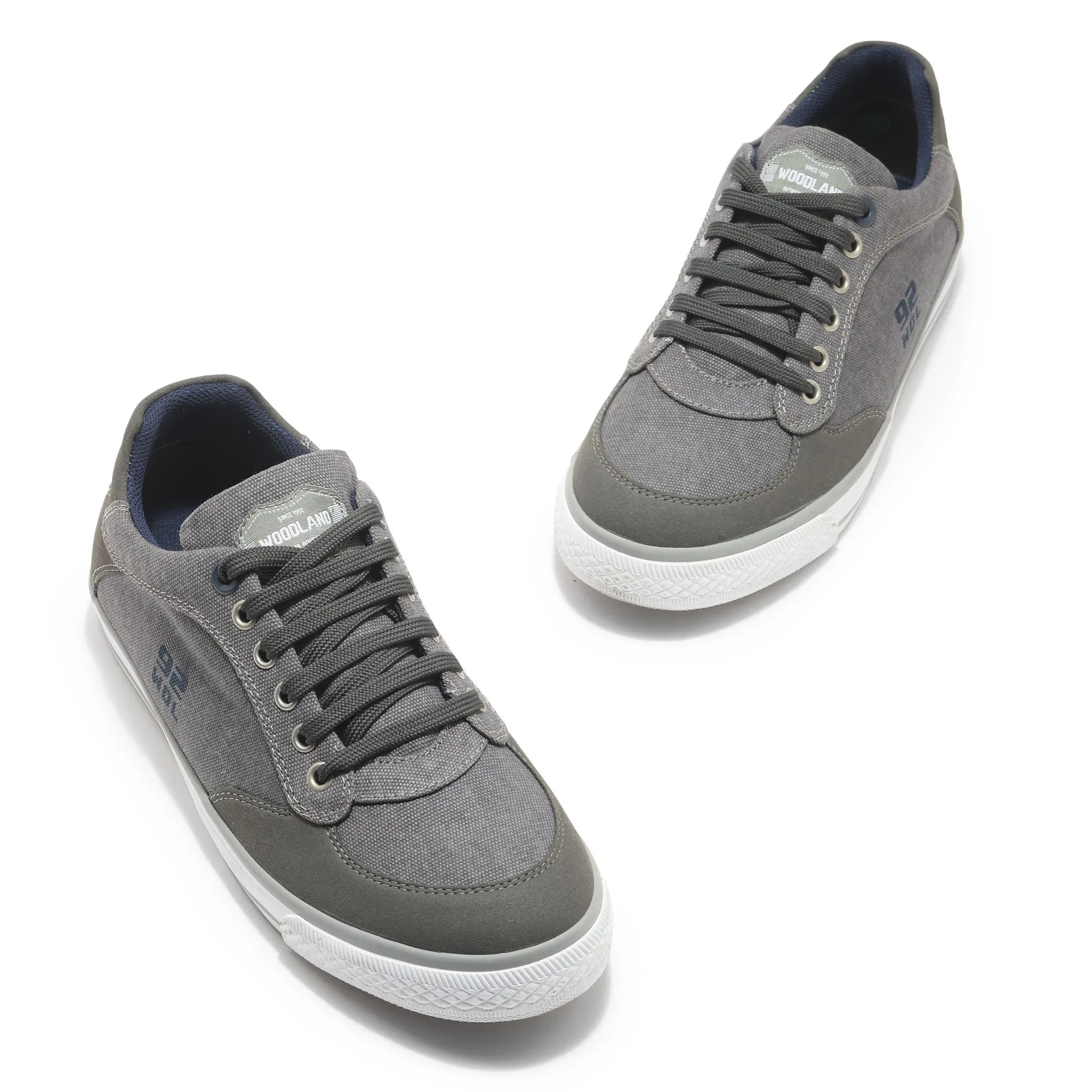 Grey Canvas Shoe for men - Thumbnail 2