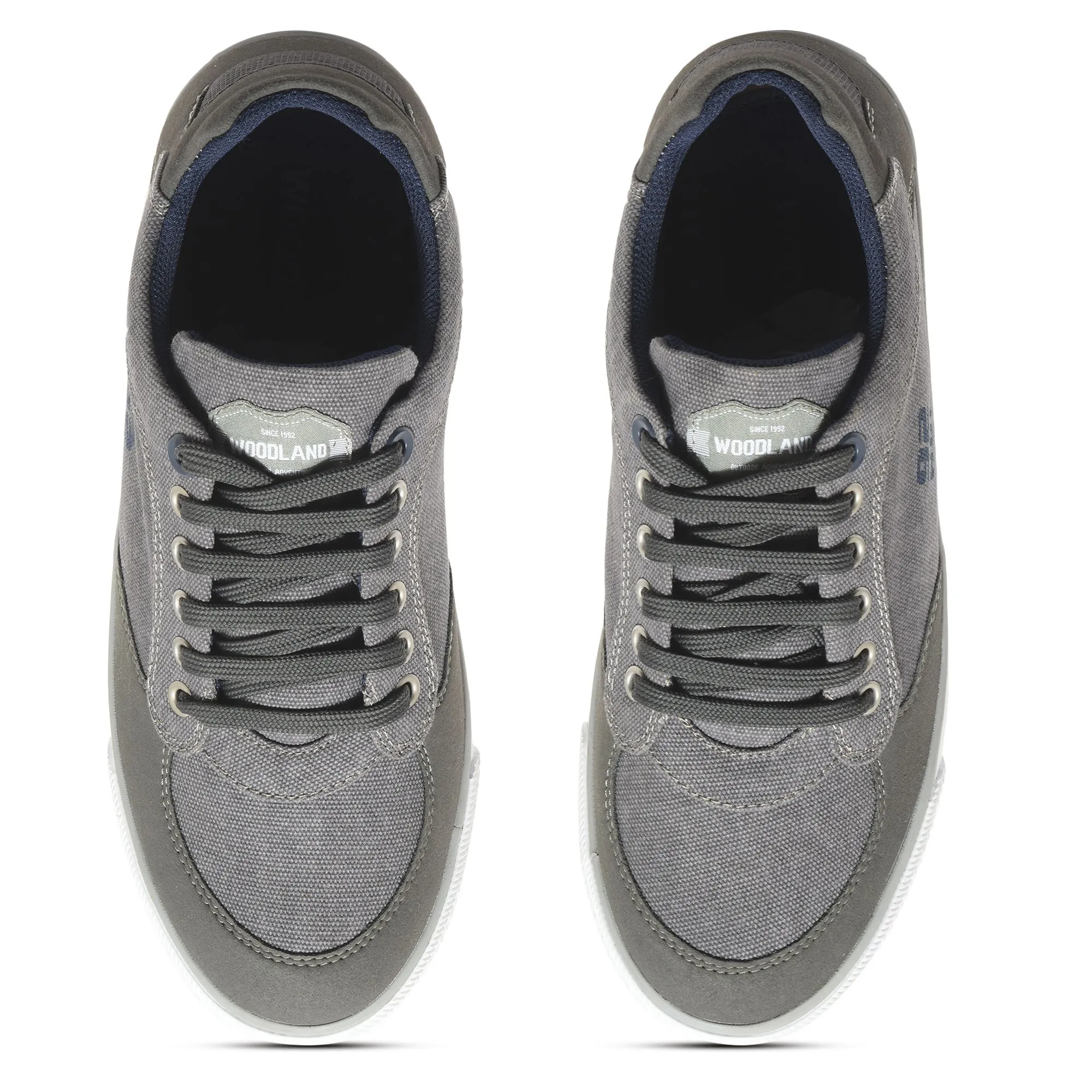 Grey Canvas Shoe for men - Thumbnail 3