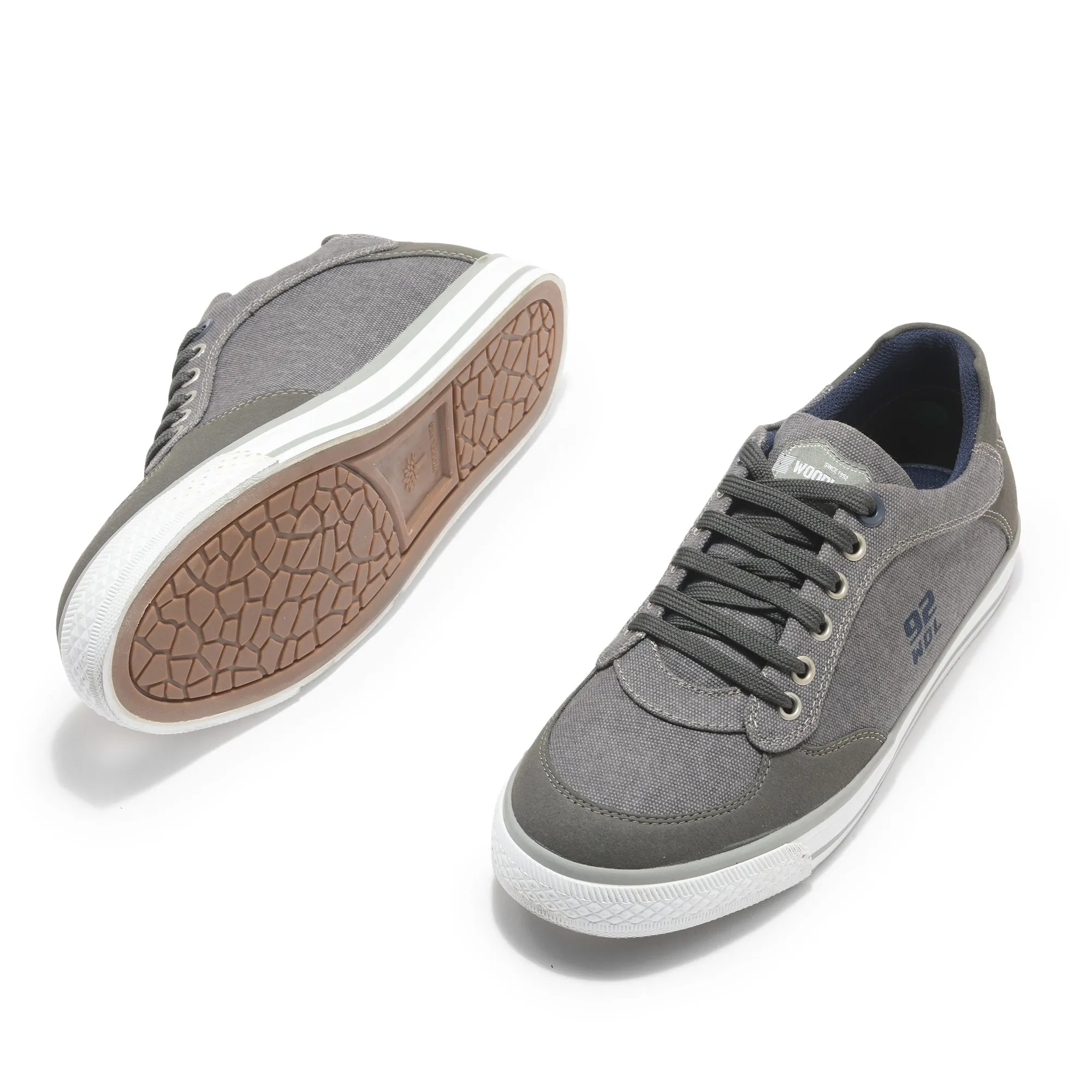Grey Canvas Shoe for men - Thumbnail 4