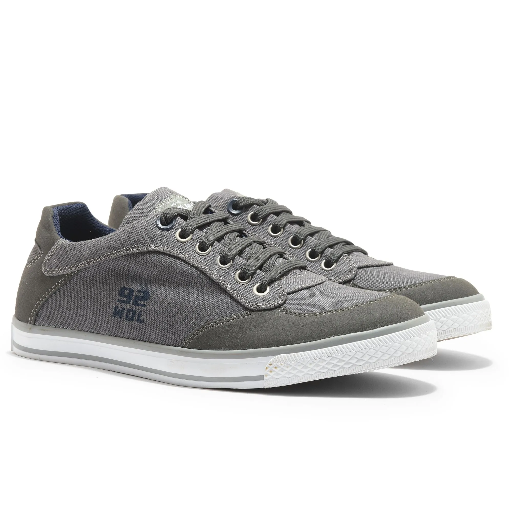 Grey Canvas Shoe for men - Thumbnail 6