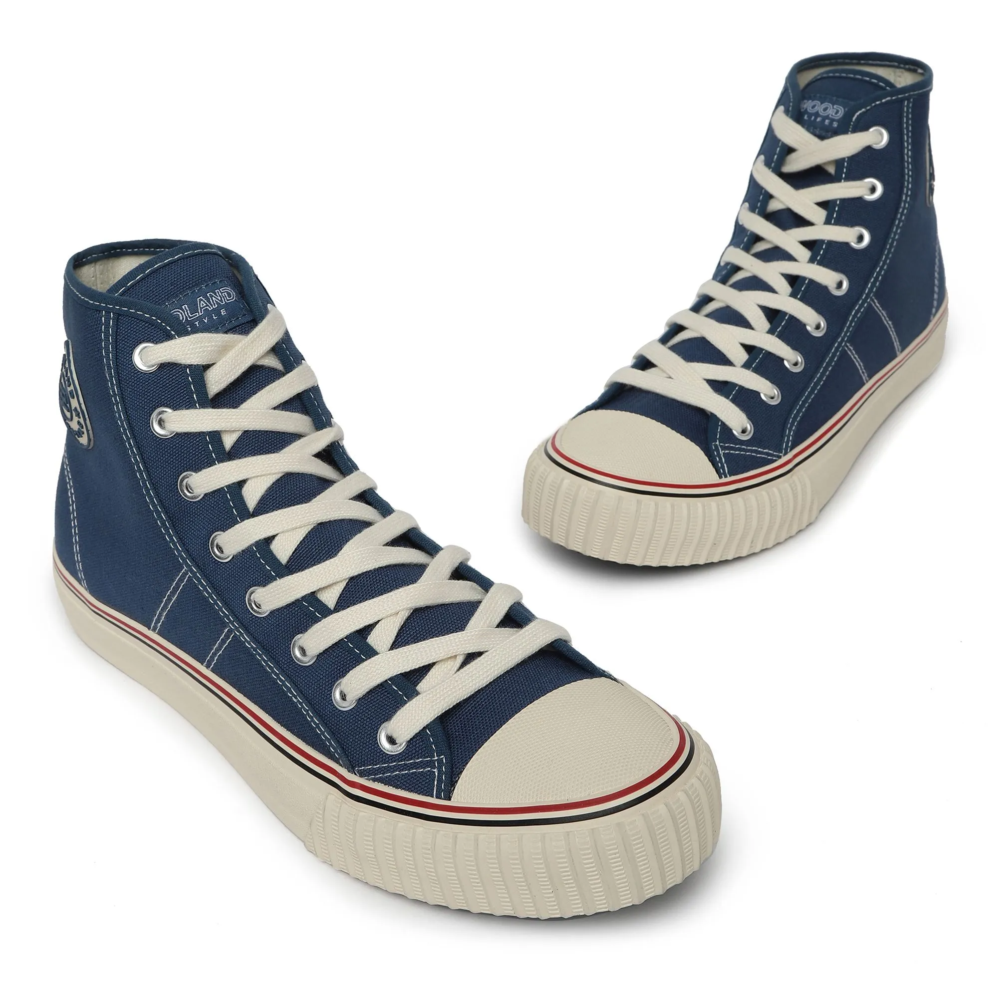 Blue Canvas Shoes for men - Thumbnail 2