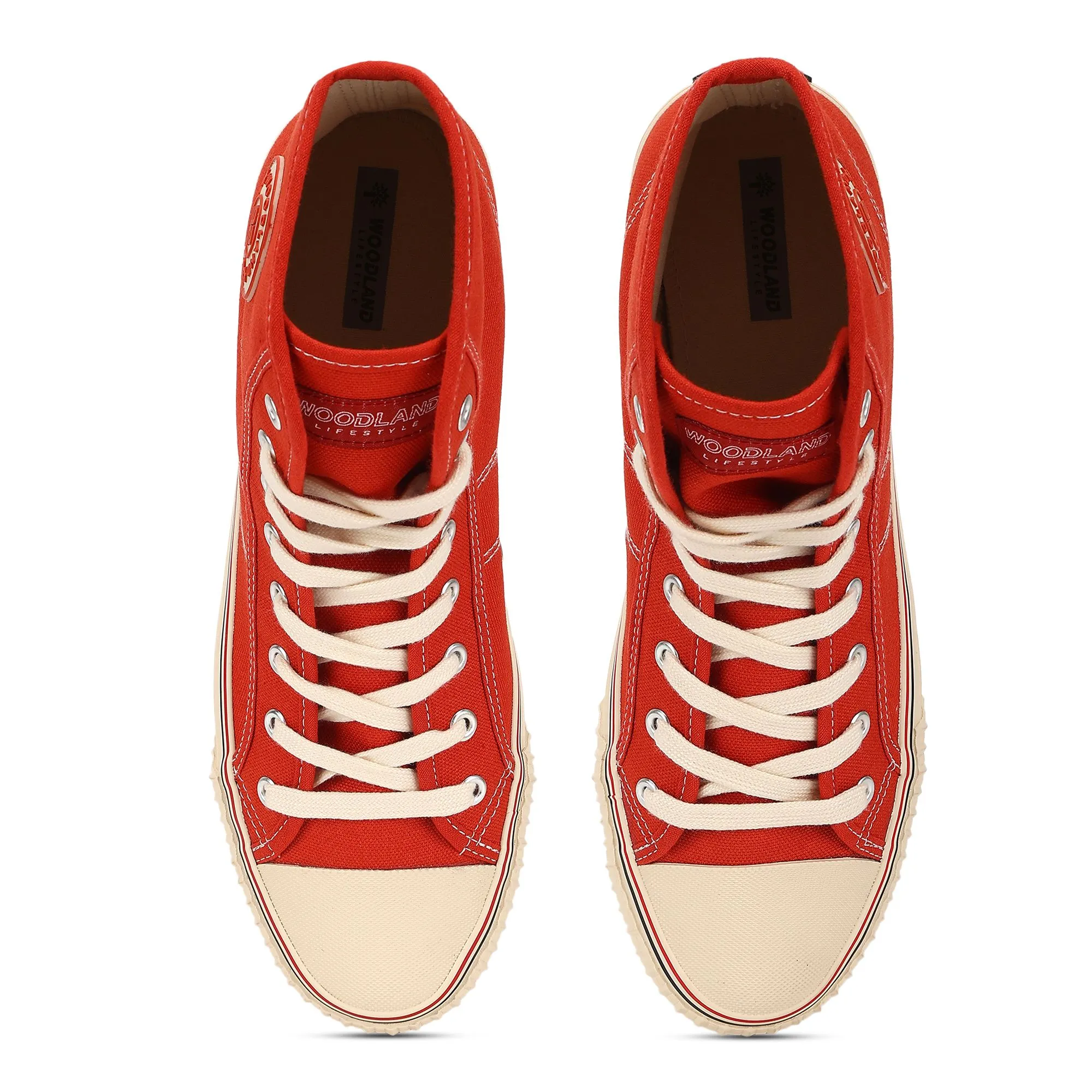 Orange Canvas Shoes for men - Thumbnail 3