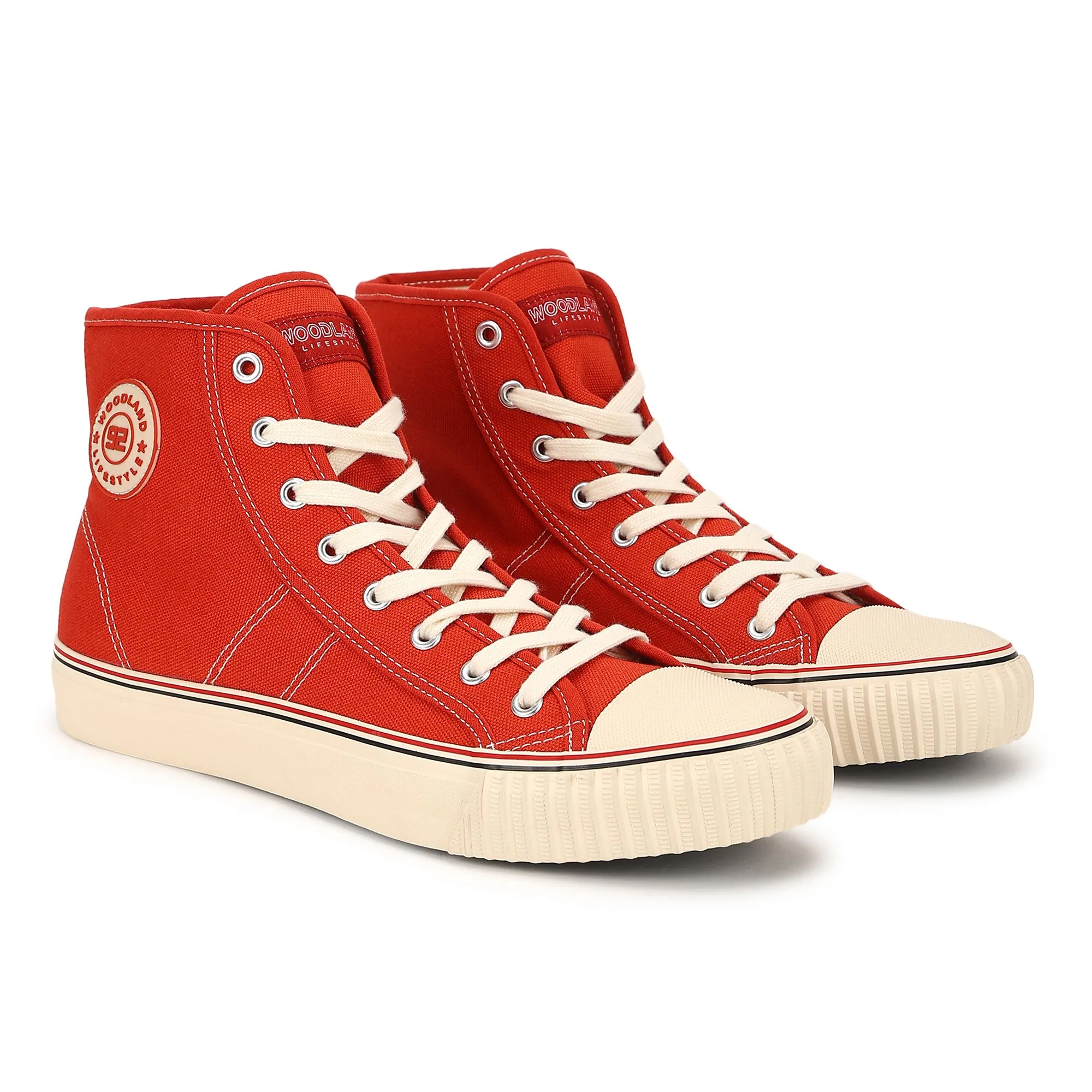 Orange Canvas Shoes for men - Thumbnail 6