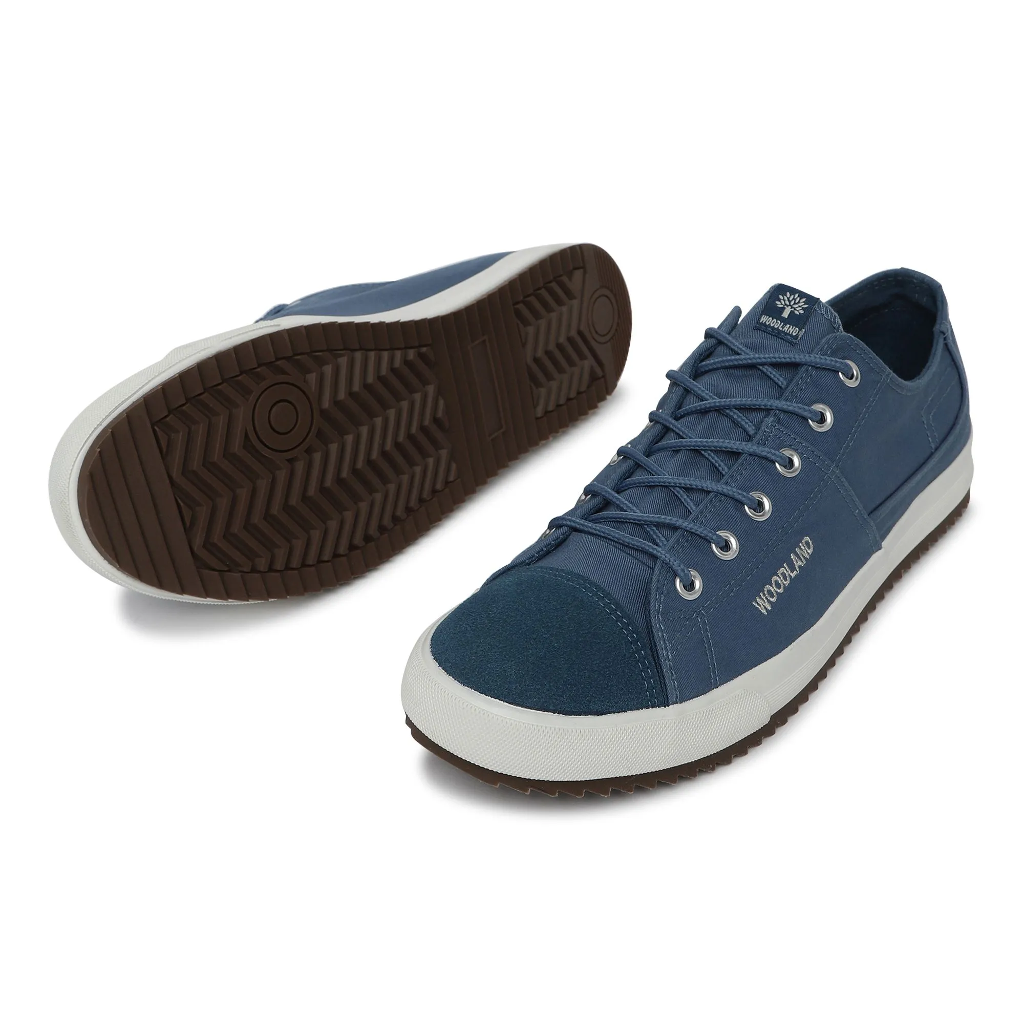 Blue Canvas Shoes for men - Thumbnail 4