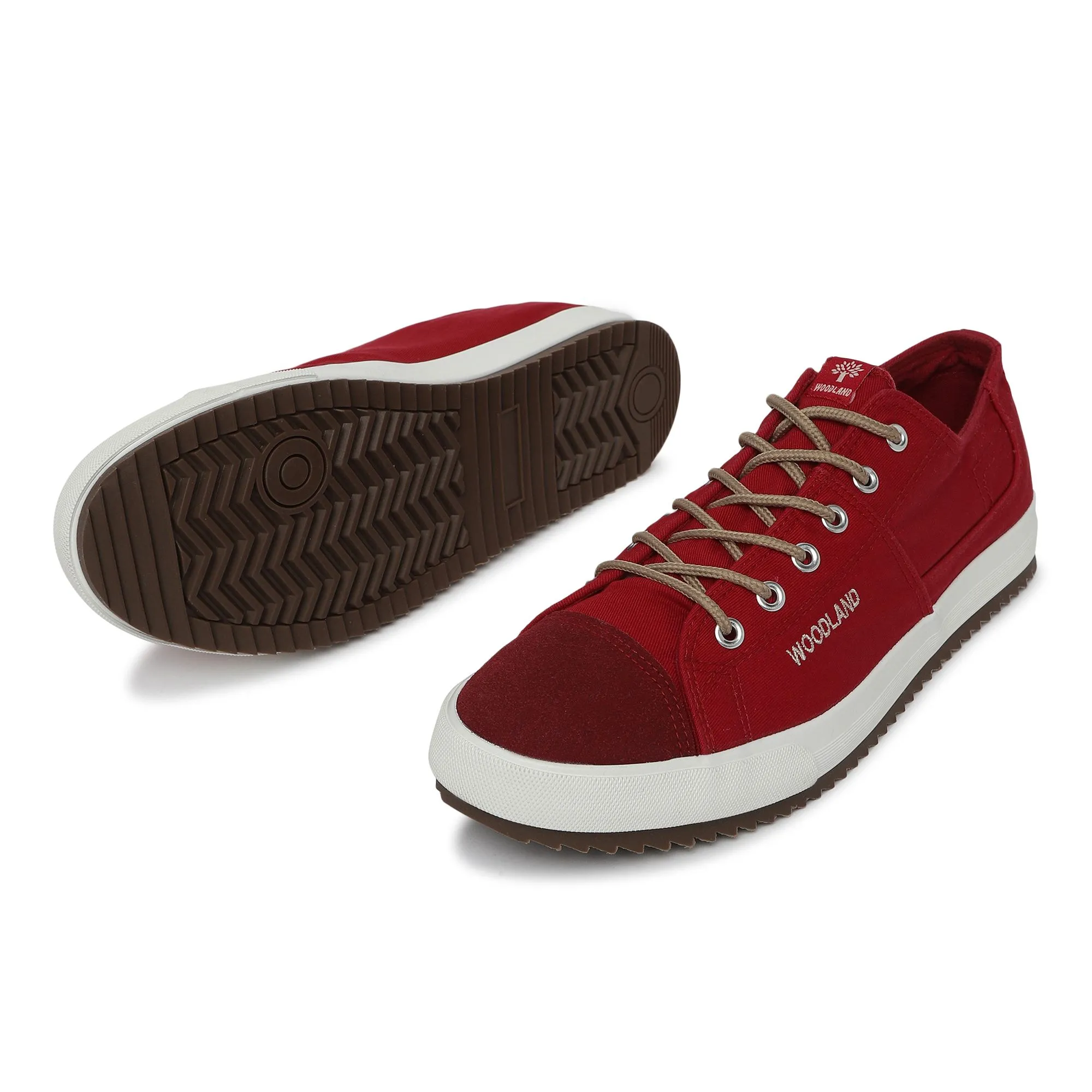 Red Canvas Shoes for men - Thumbnail 4