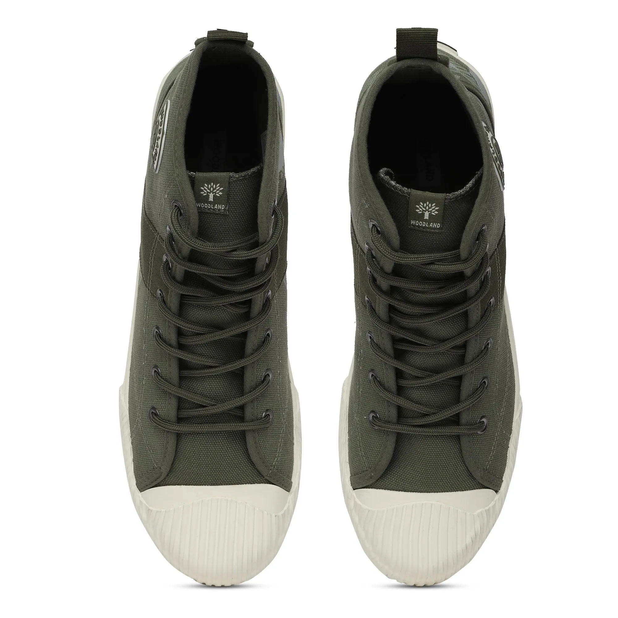 Green Canvas shoes for men - Thumbnail 3