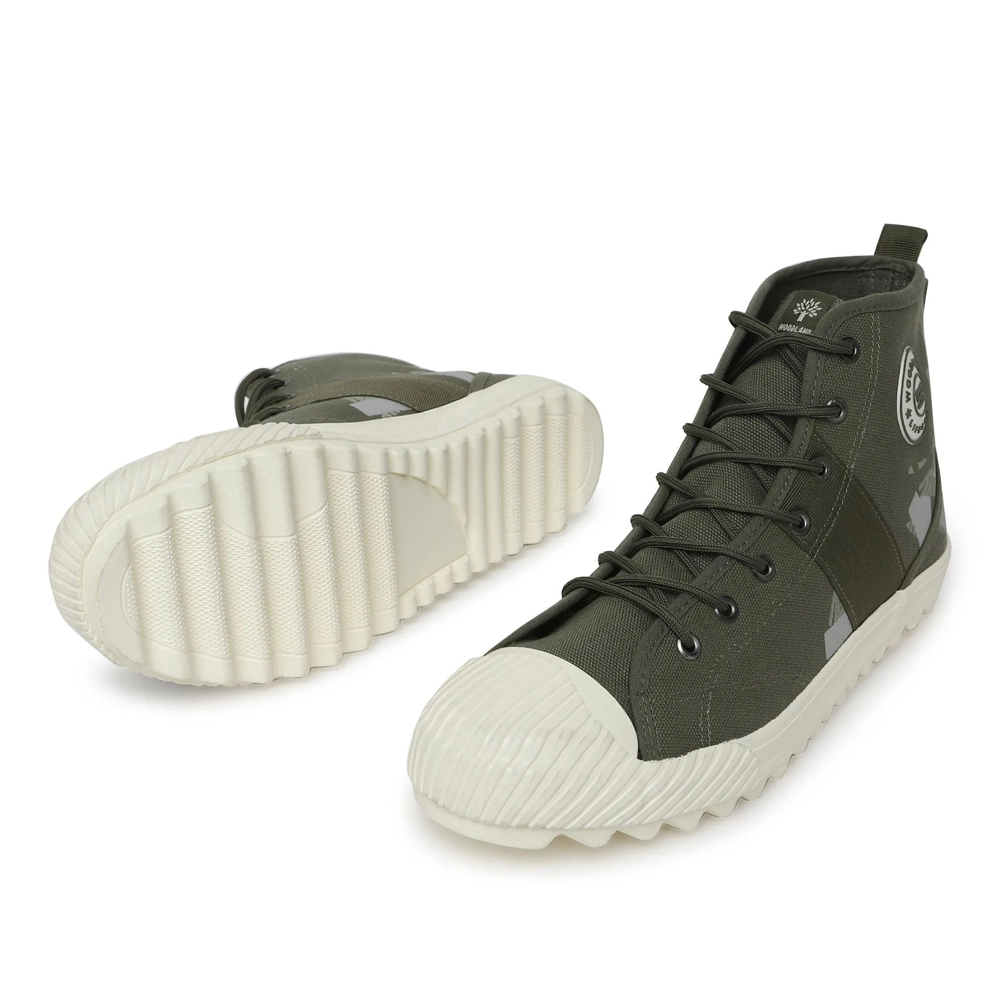 Green Canvas shoes for men - Thumbnail 4